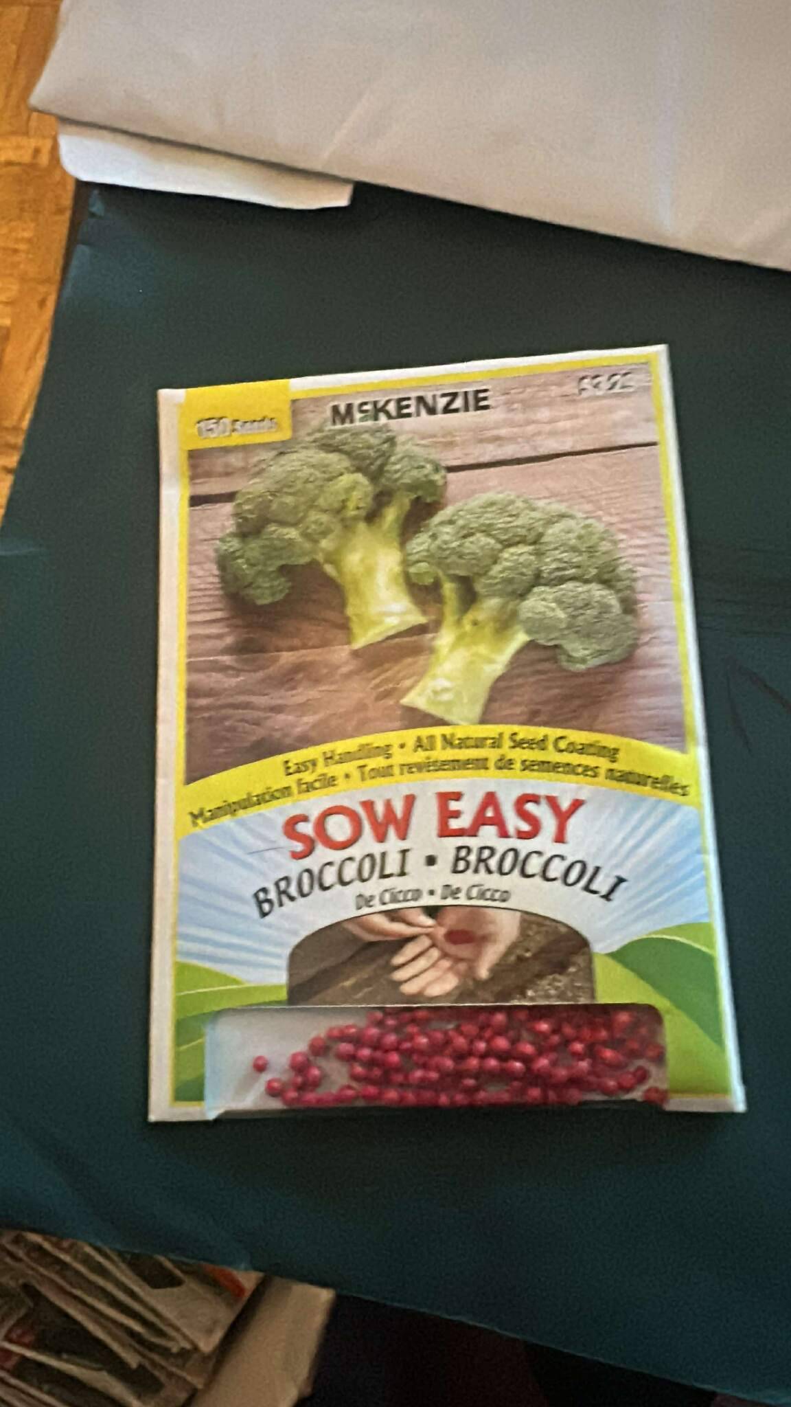 2 McKenzie Sow Easy Broccoli Seeds