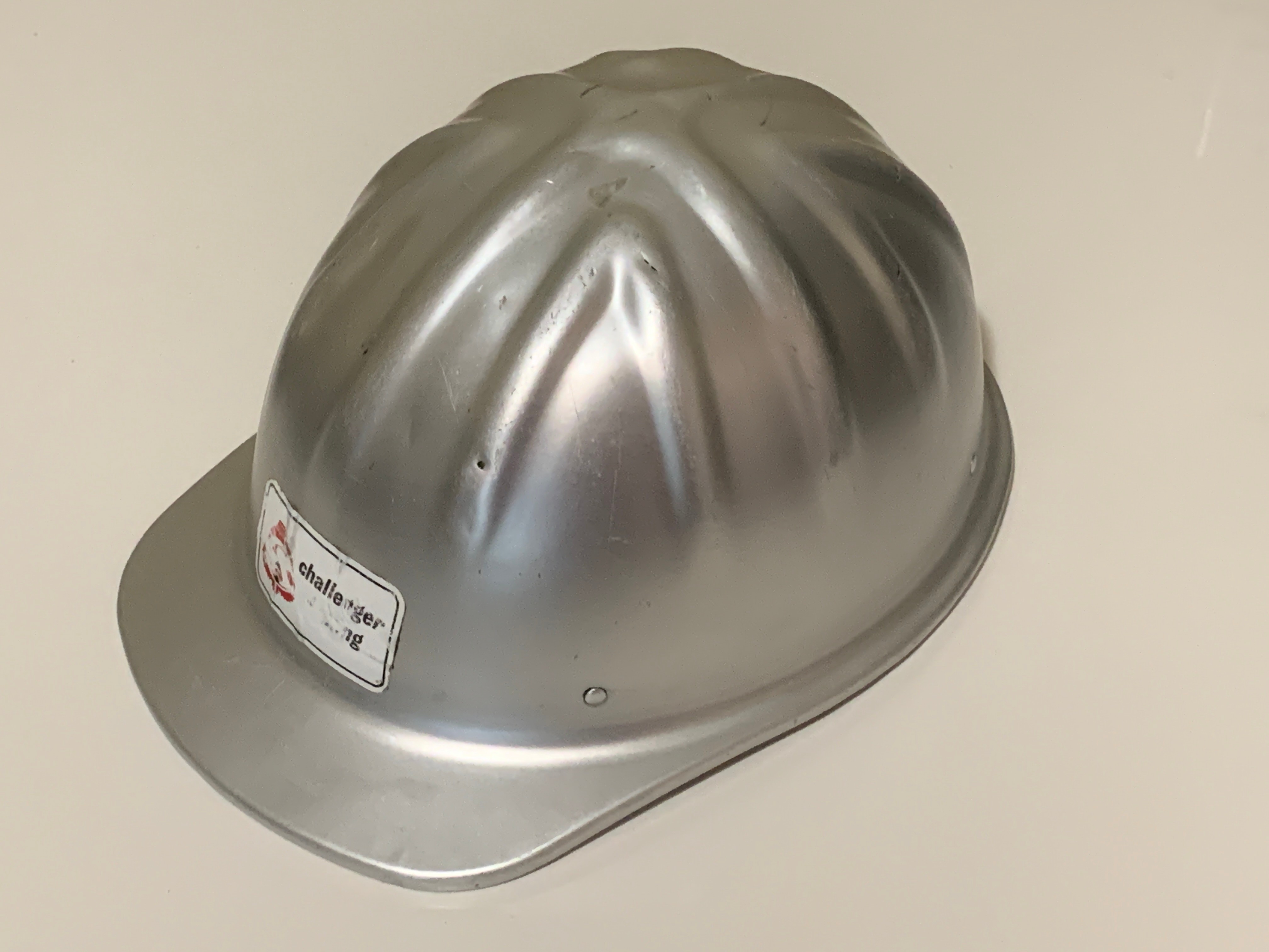 Mcdonald Aluminum Hard Hat USA Made Mining 1950s
