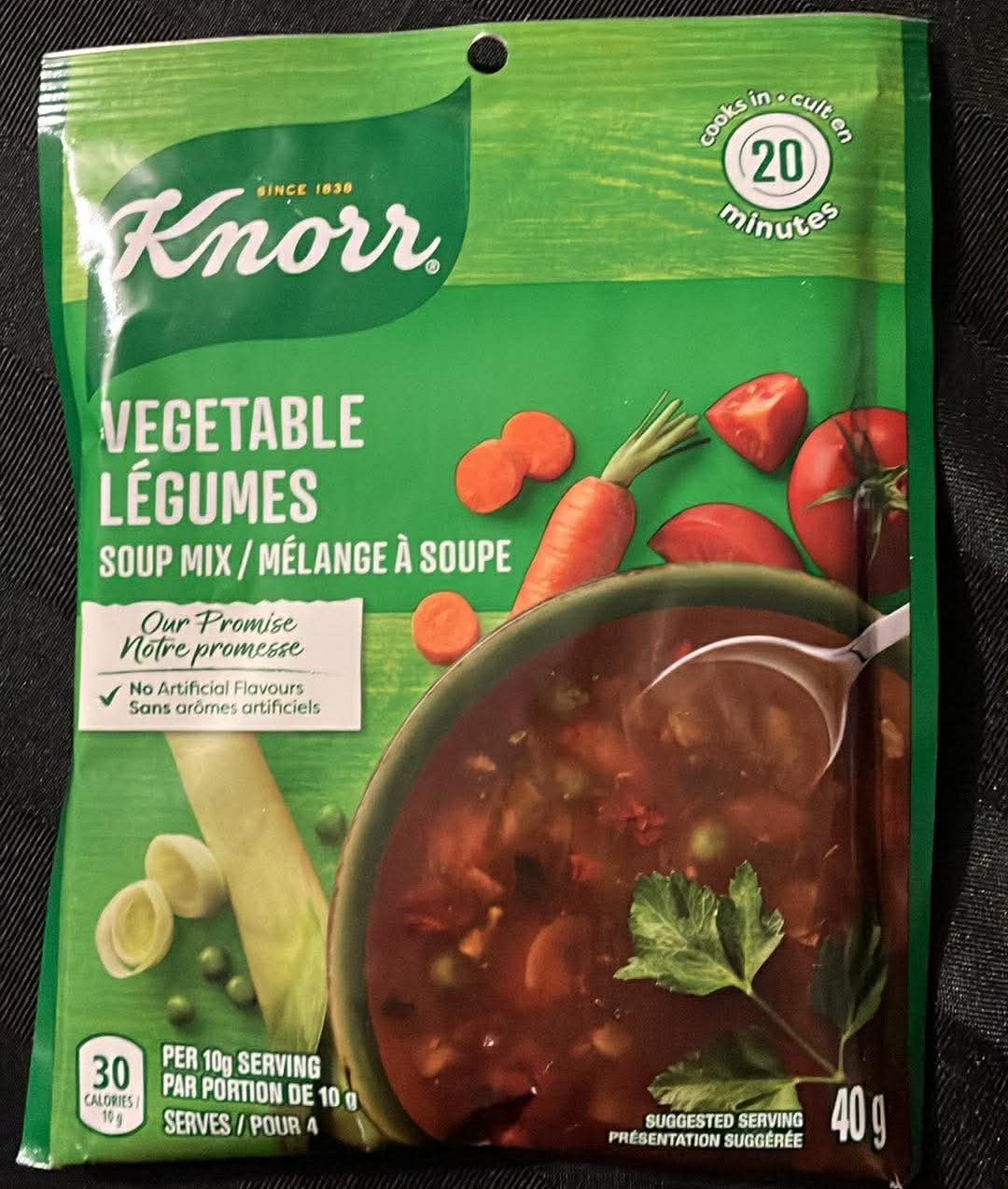 Knorr Vegetable Legumes Soup Mix (New) Exp. 2027