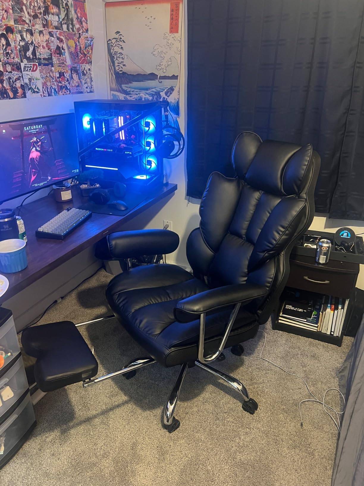 Efomao Office Chair with Footrest $280 Kamloops - photo 4