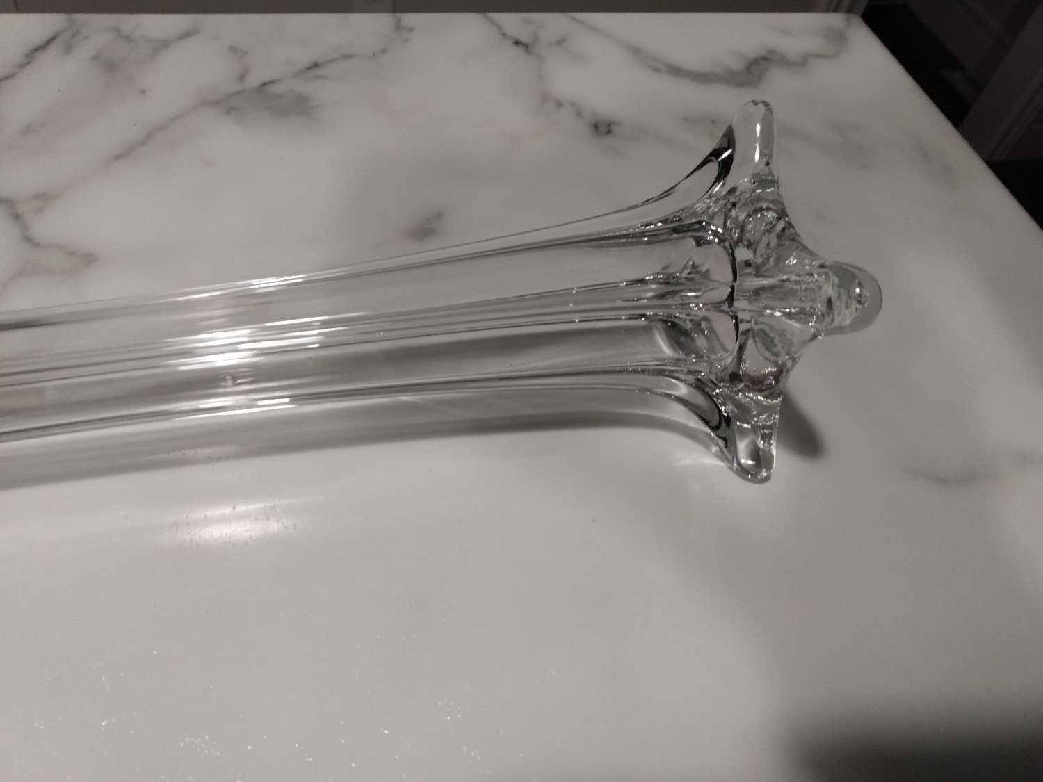 Clear 16" TALL Glass Bud Vase - photo 4