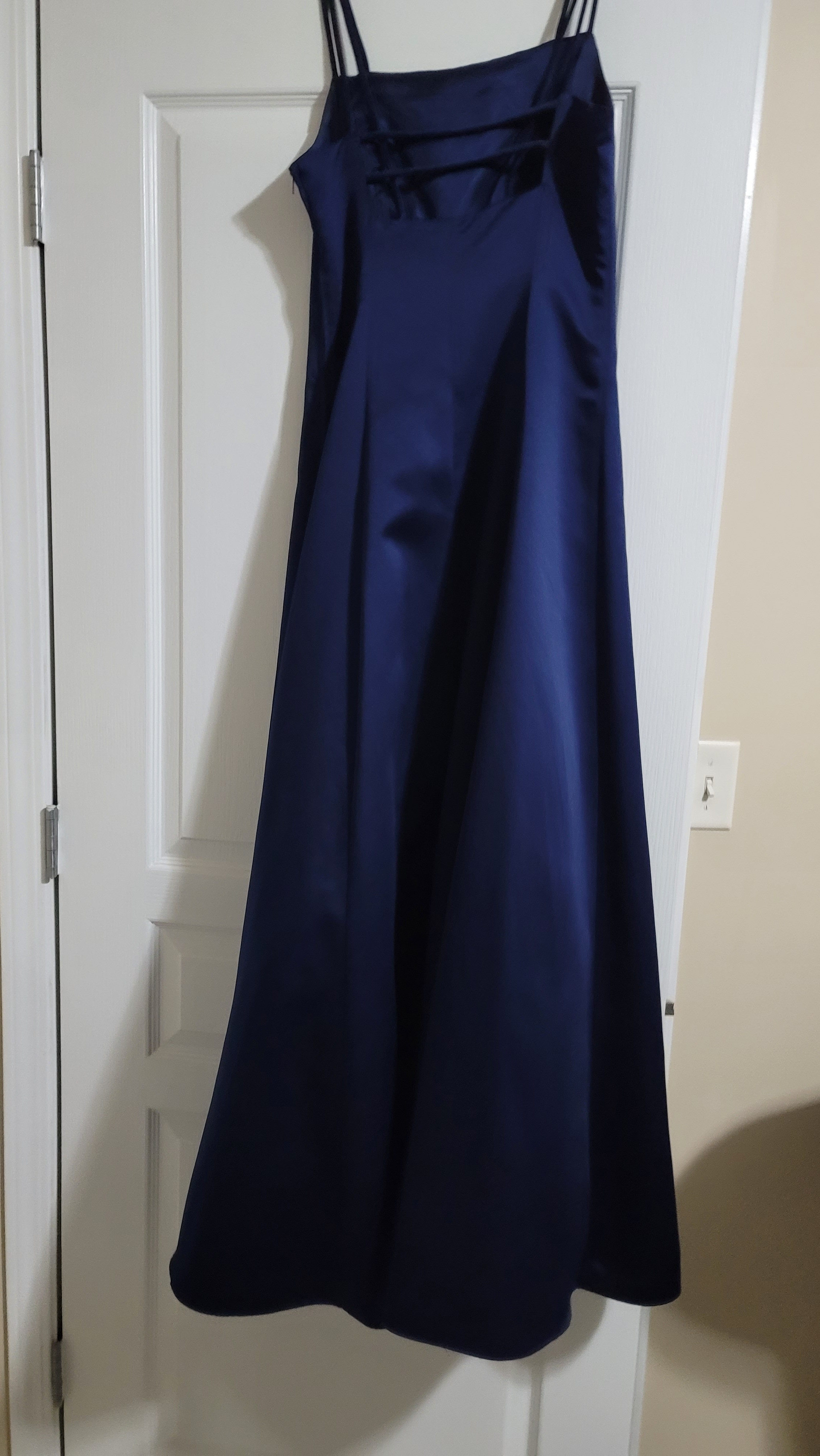 Betsy & Adam Navy Blue Dress - Size 8 - photo 2