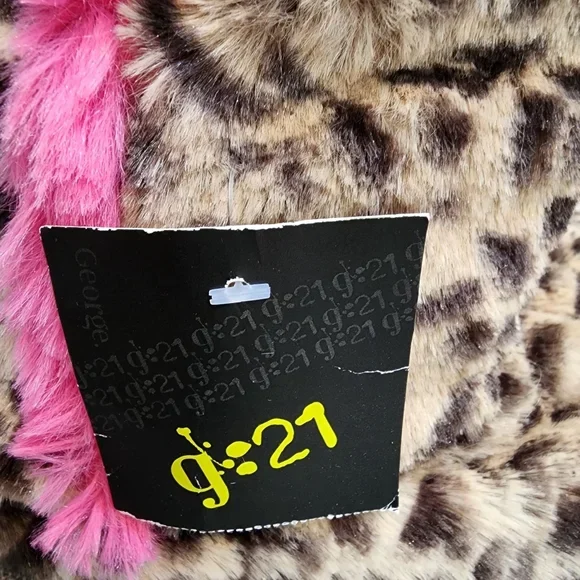 g:21 Leopard Print Slipper Boots - Size 9-10 - photo 2