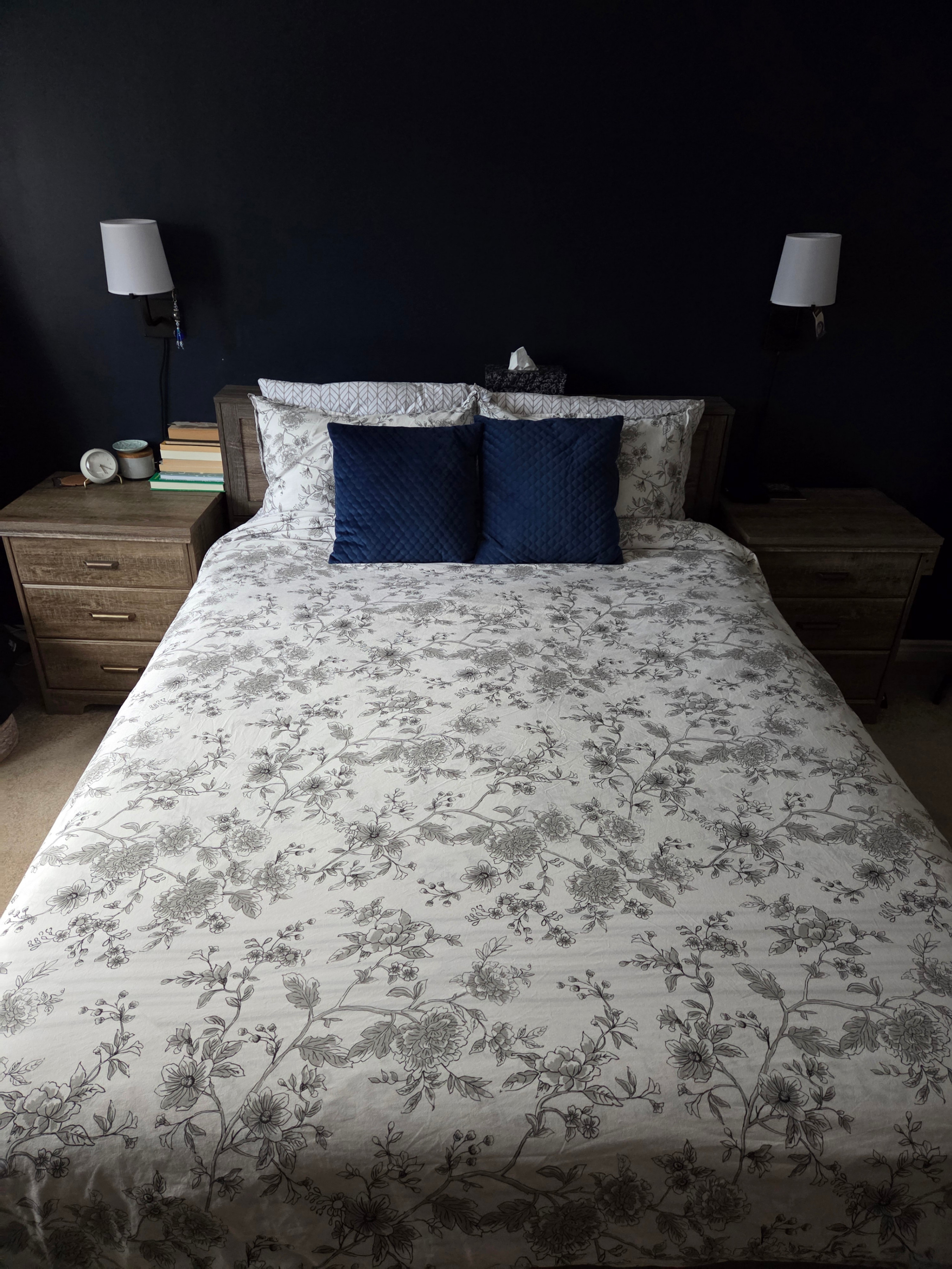 Queen Bedroom Set - Queen Bed frame and Firm Queen Mattress