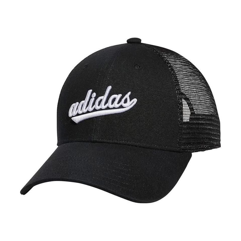 BRAND NEW women adidas mesh trucker logo adjustable cap hat
