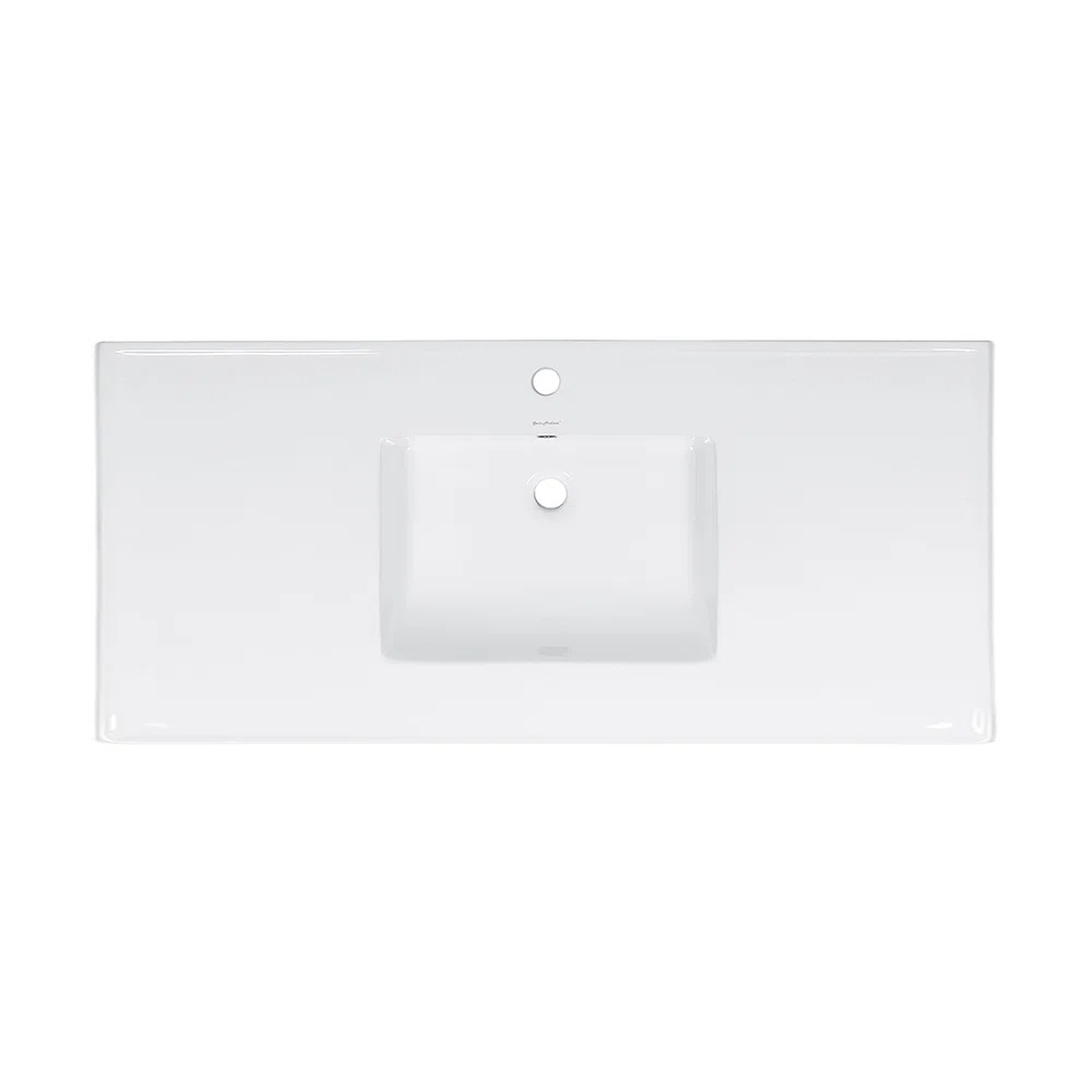 48" Vanity Sink Top in Glossy White - photo 3