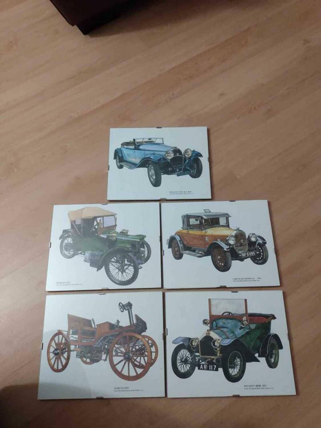Vintage Car Prints from The Bosch Book of the Motor Car