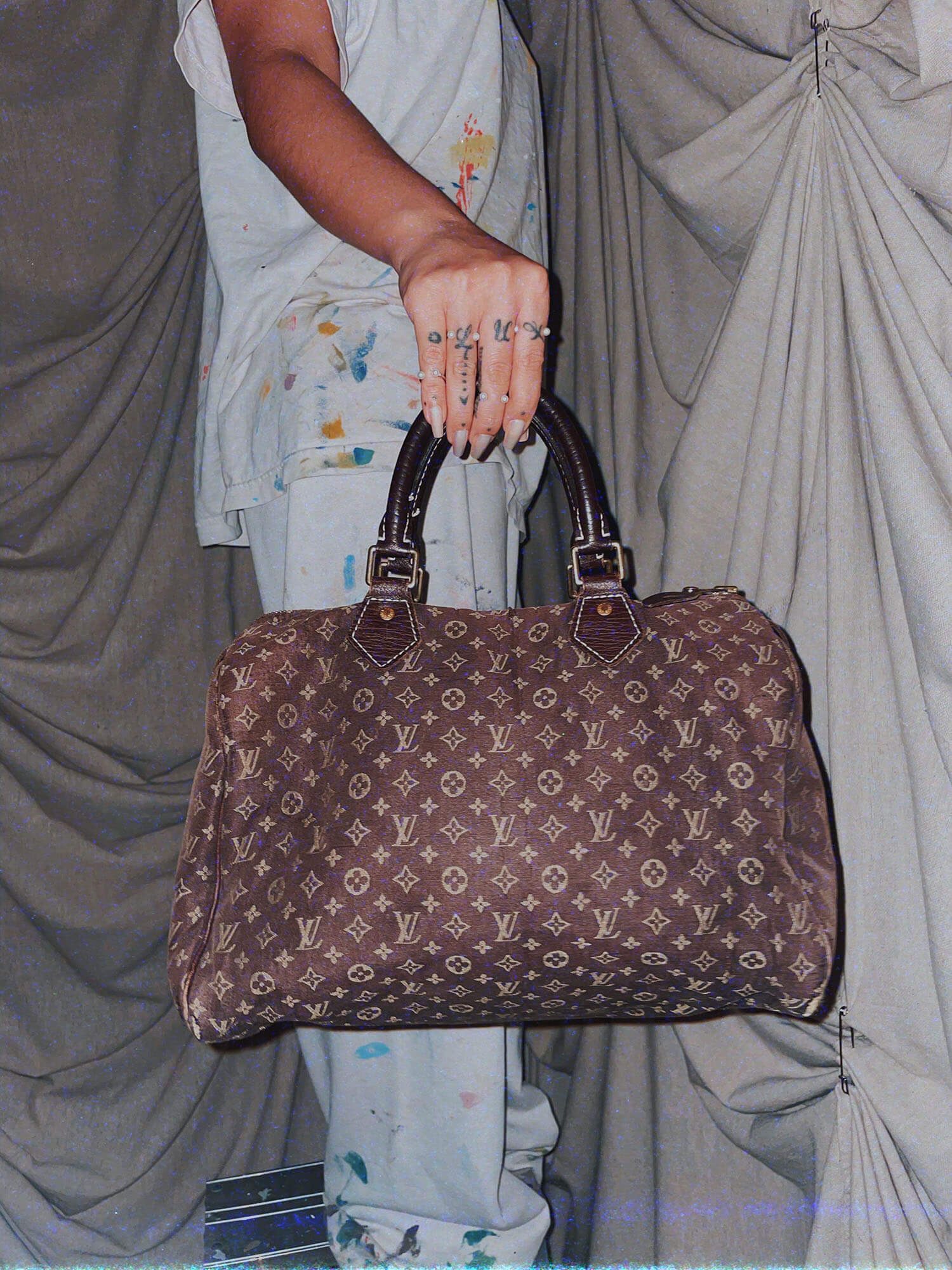 louis vuitton lin speedy 30 + wallet - photo 2