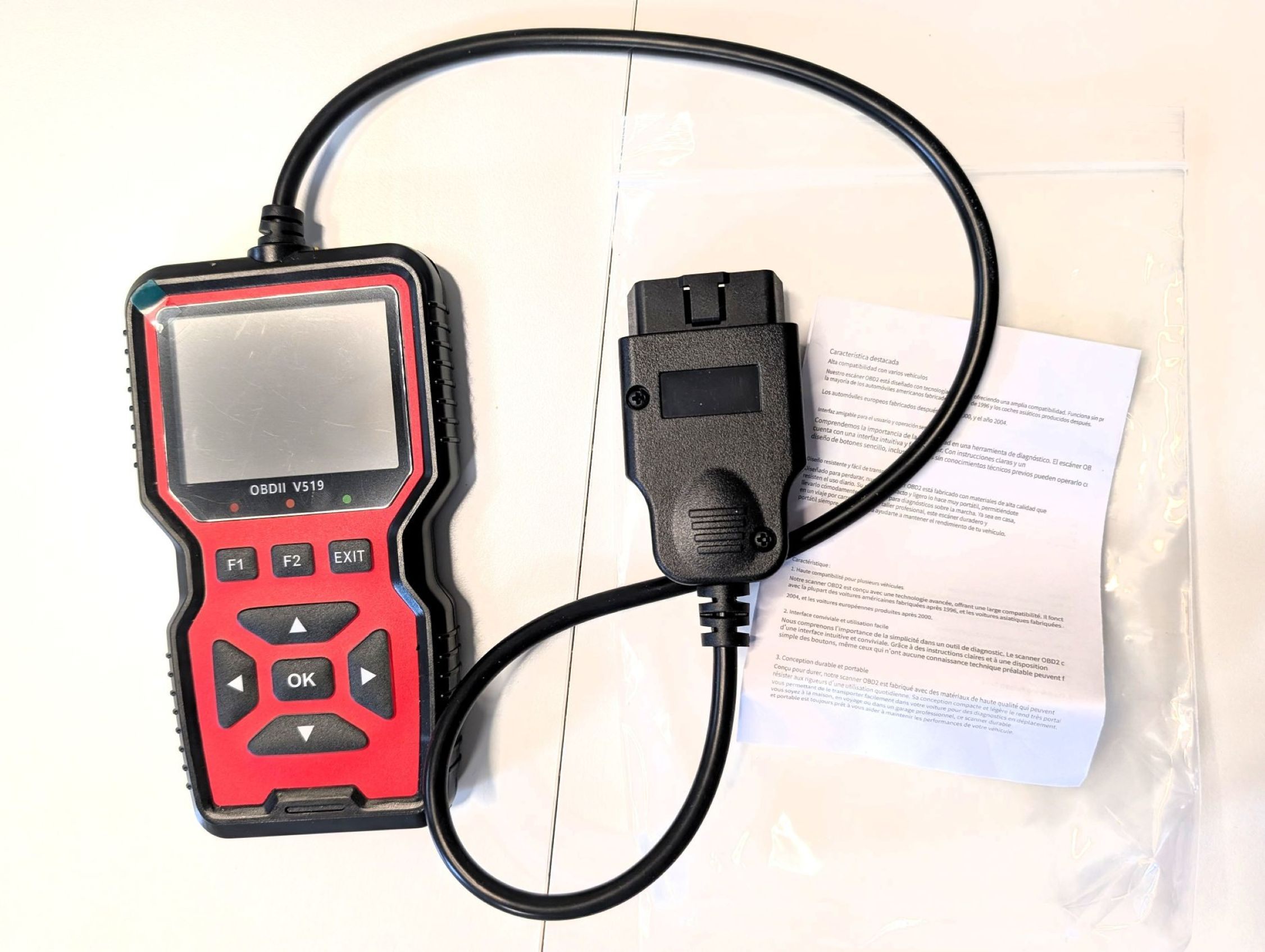 2026 OBD 2 scanner, V519 - $30, FIRM