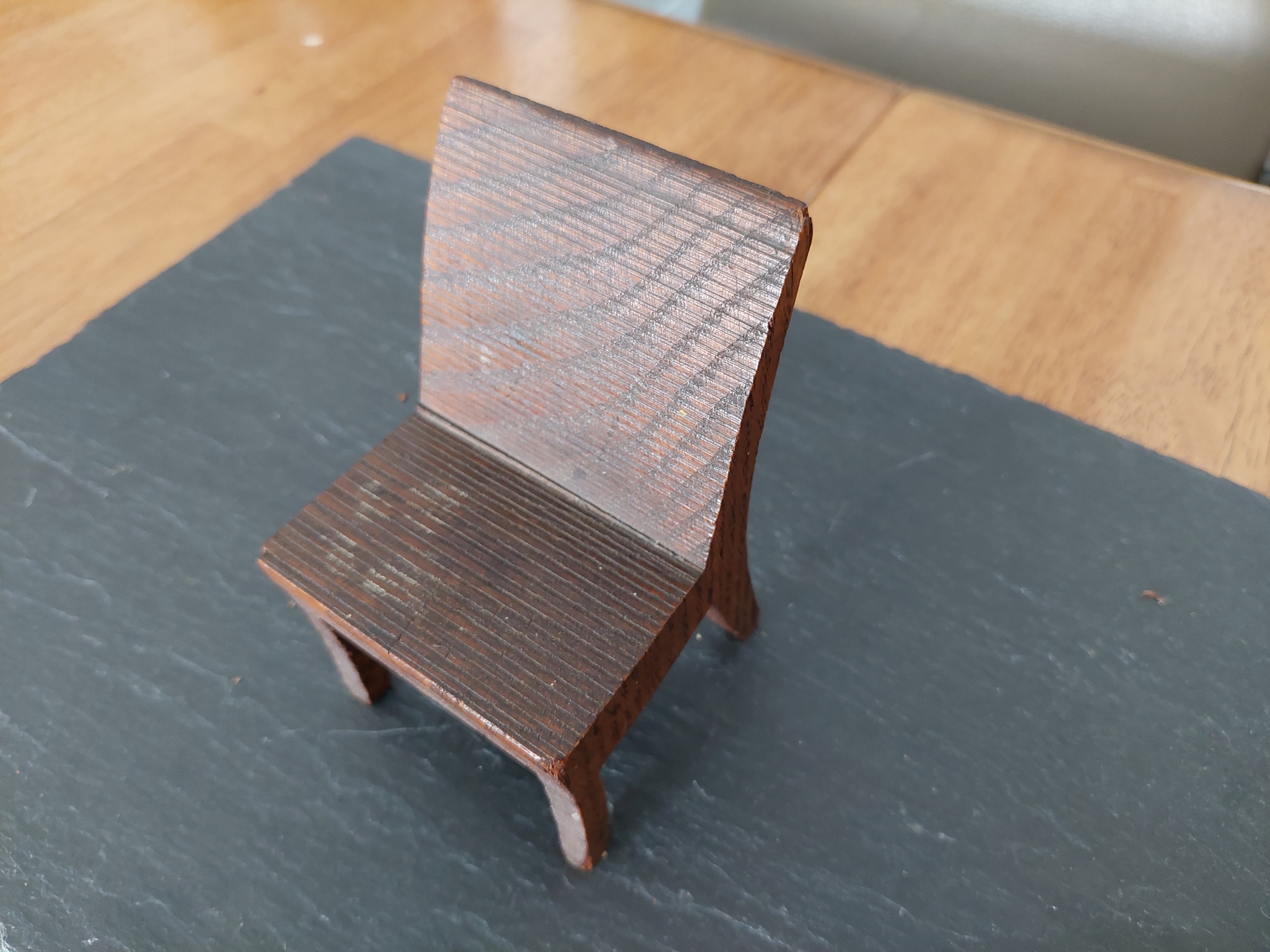 Miniature Wooden Chair - Salesman Sample - photo 3
