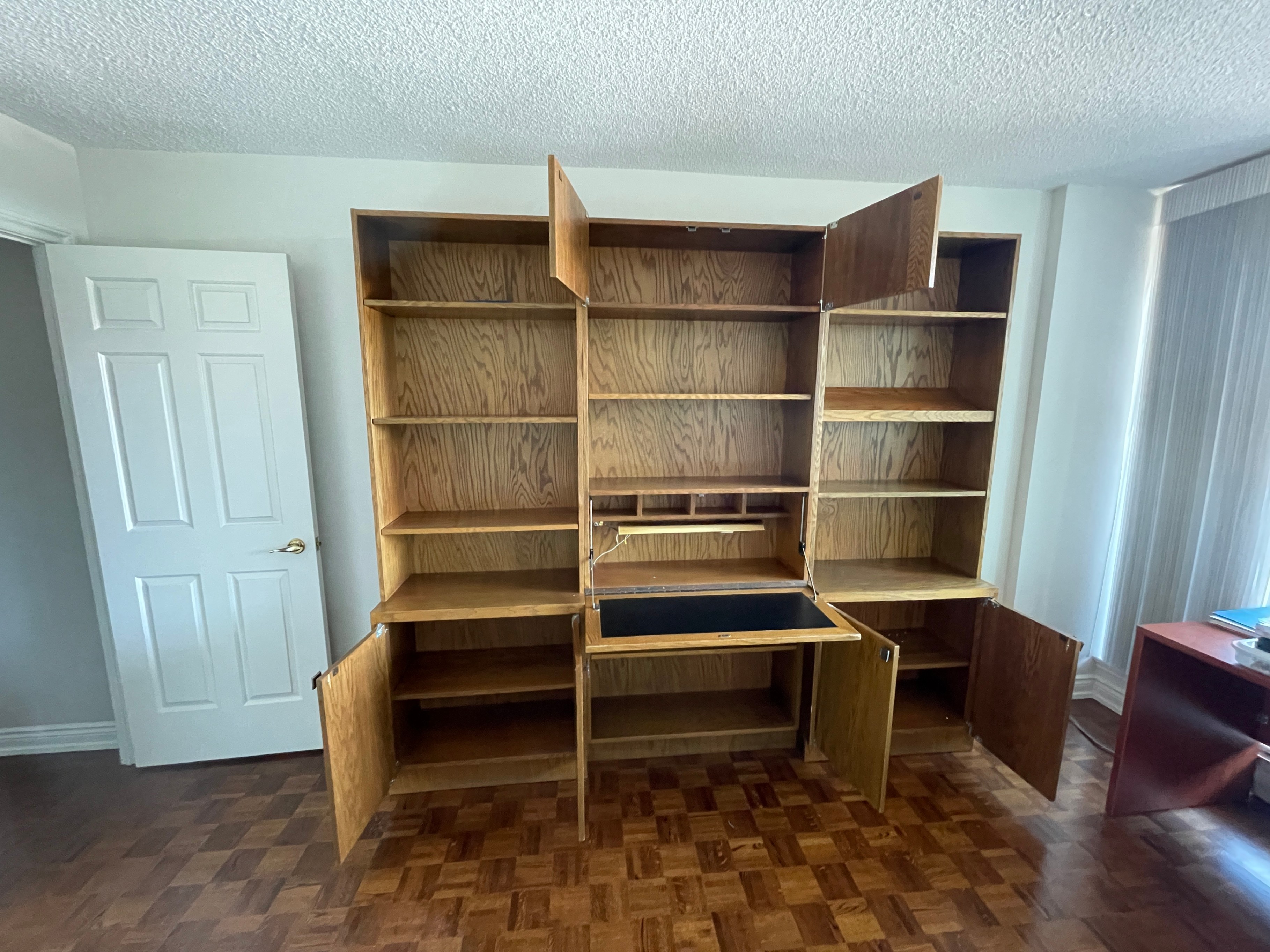 Solid Wood Mid-Century Wall Unit - photo 2