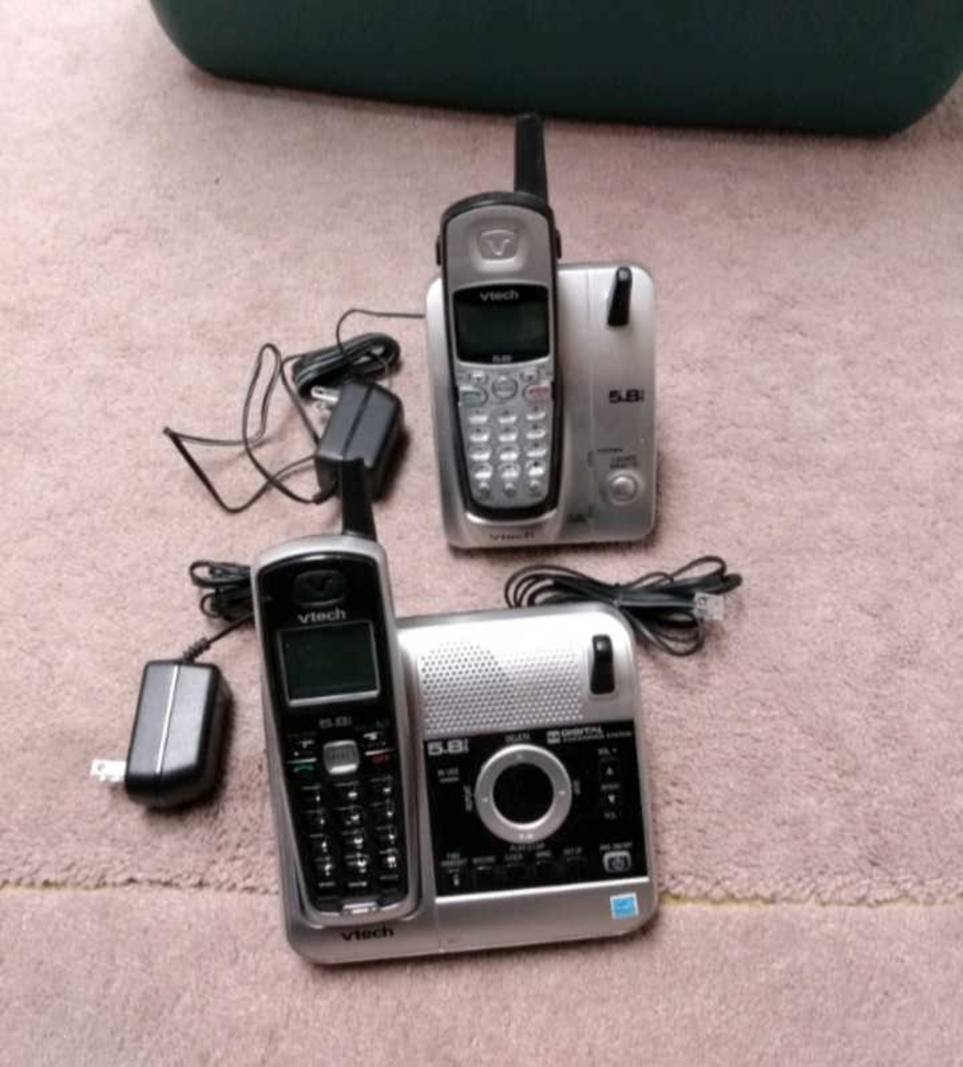 VTech 5.8GHz Cordless Phone (2 handsets) - photo 2