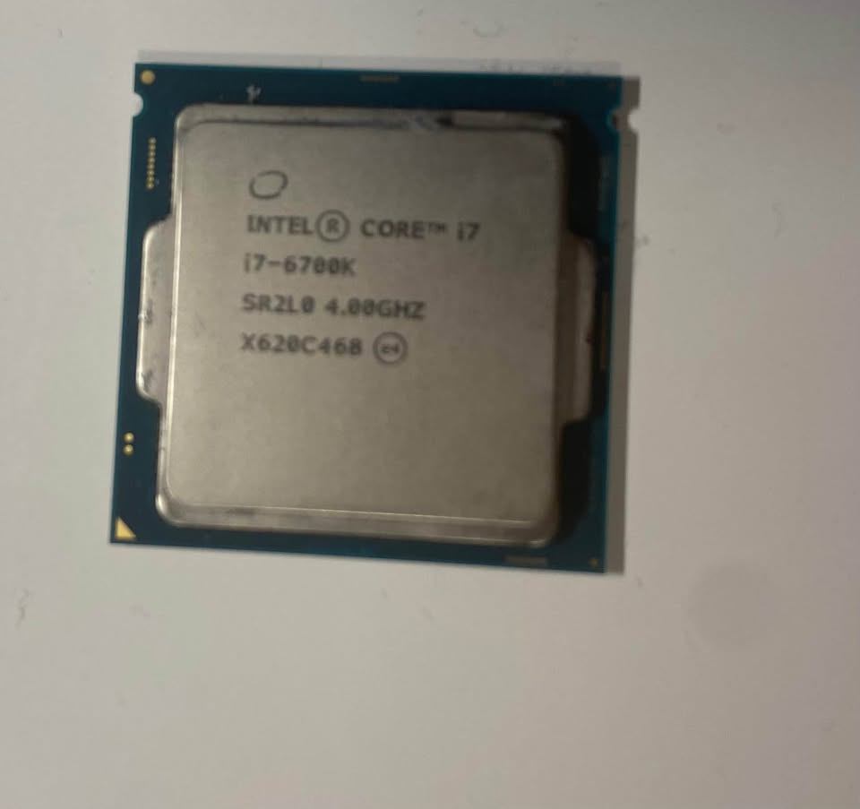Intel core i7-6700K CPU