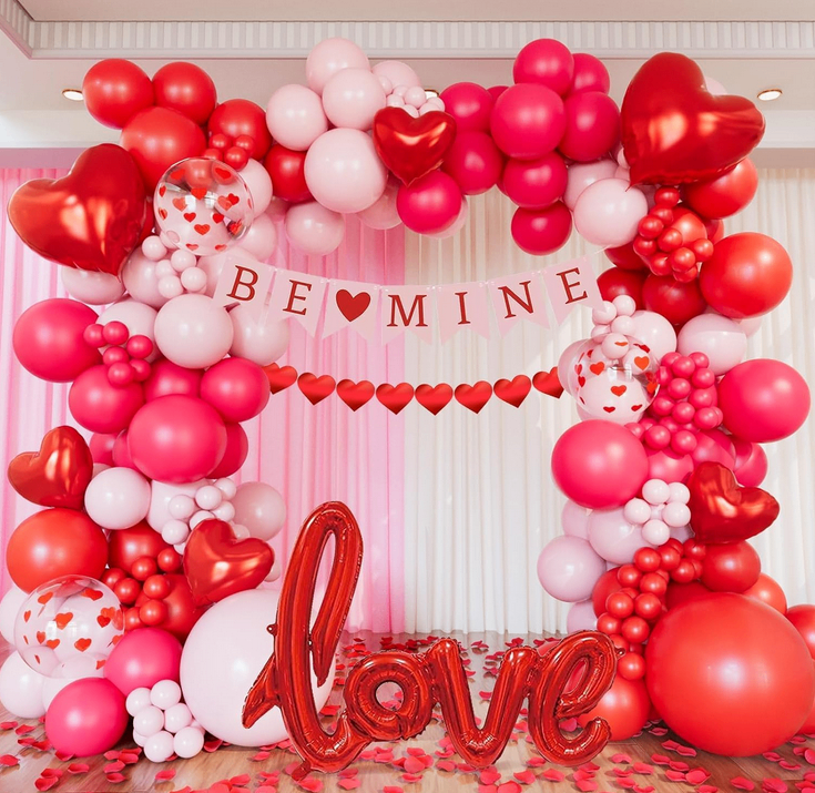 Valentines Day Balloon Arch Kit