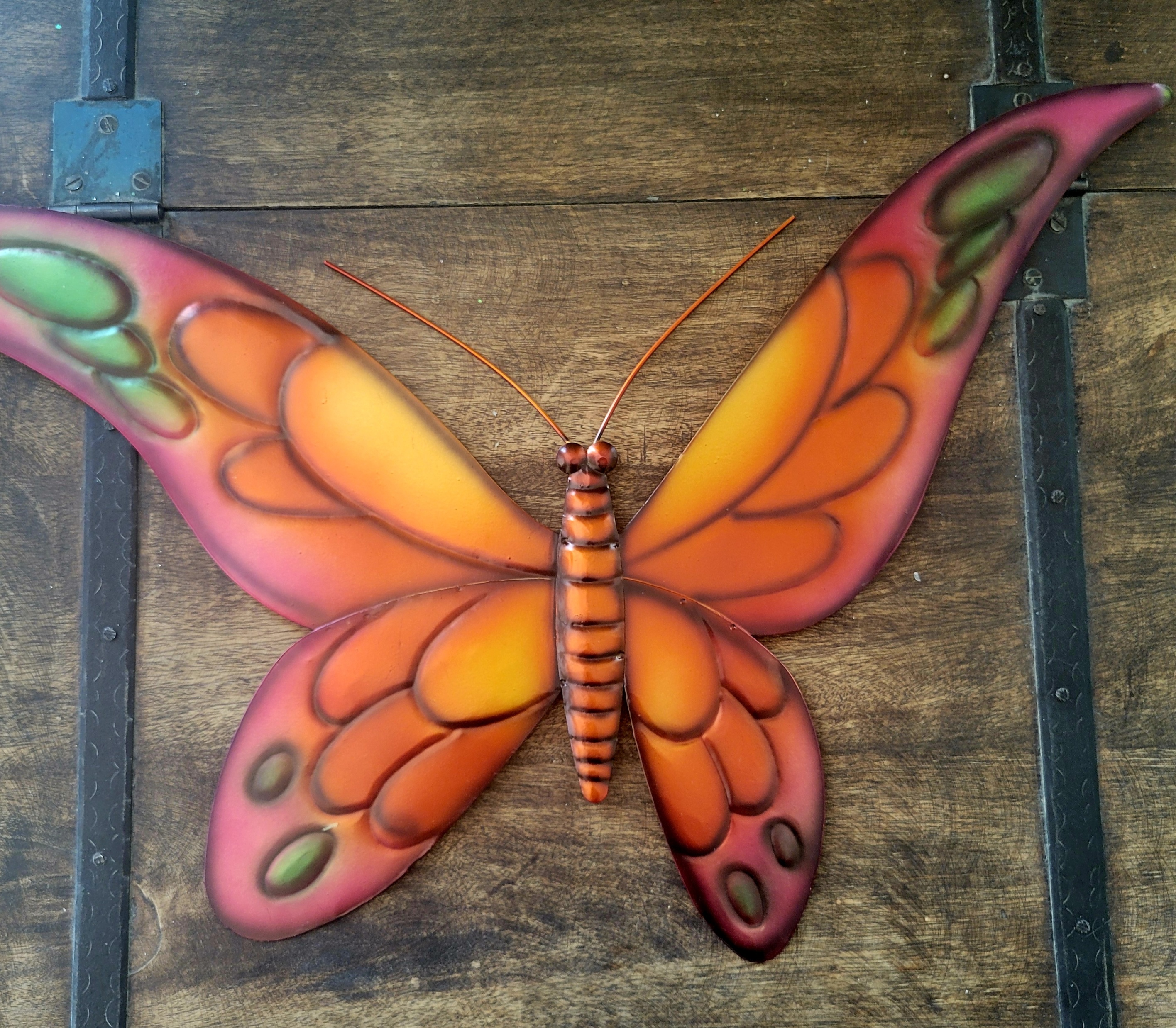 Set of 2: SUN-CATCHER Butterfly Wall Art Set - Vibrant