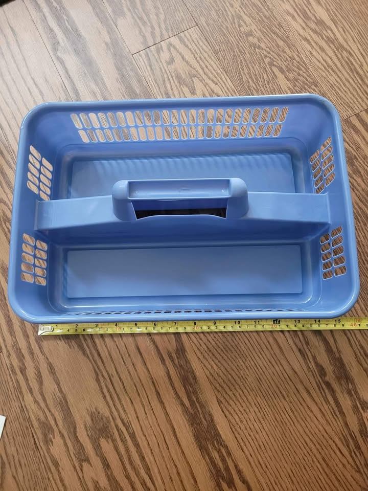 Blue Plastic Storage Caddy - photo 2