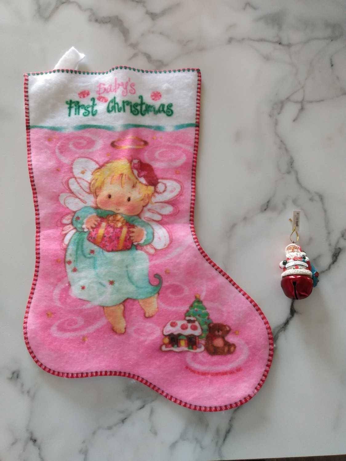 Baby's First Christmas Stocking & Ornament