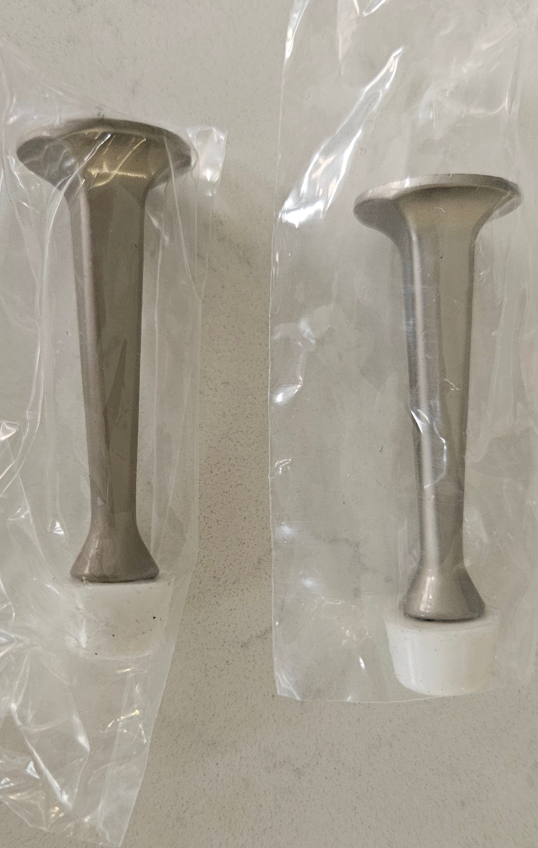 [NEW]Solid Rigid Door Stop with Soft Rubber Tip (Satin Nickel) - photo 2
