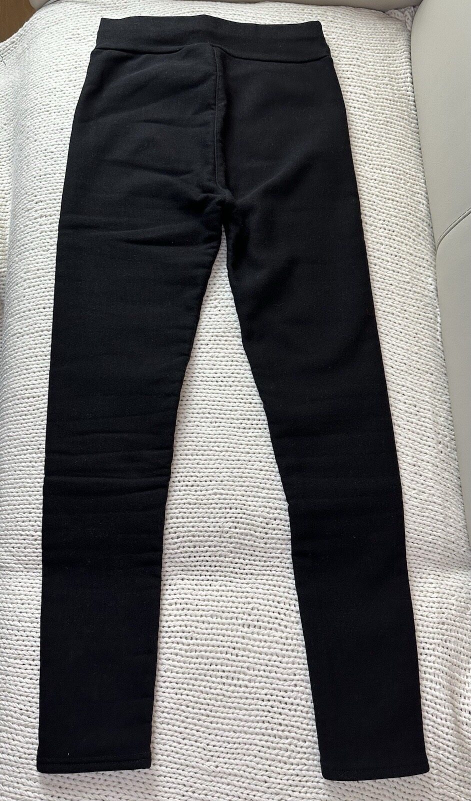 🏆 XS/S 0/2 Fleece Lined Stretch Skinny Pants Winter Mid Waist - photo 3