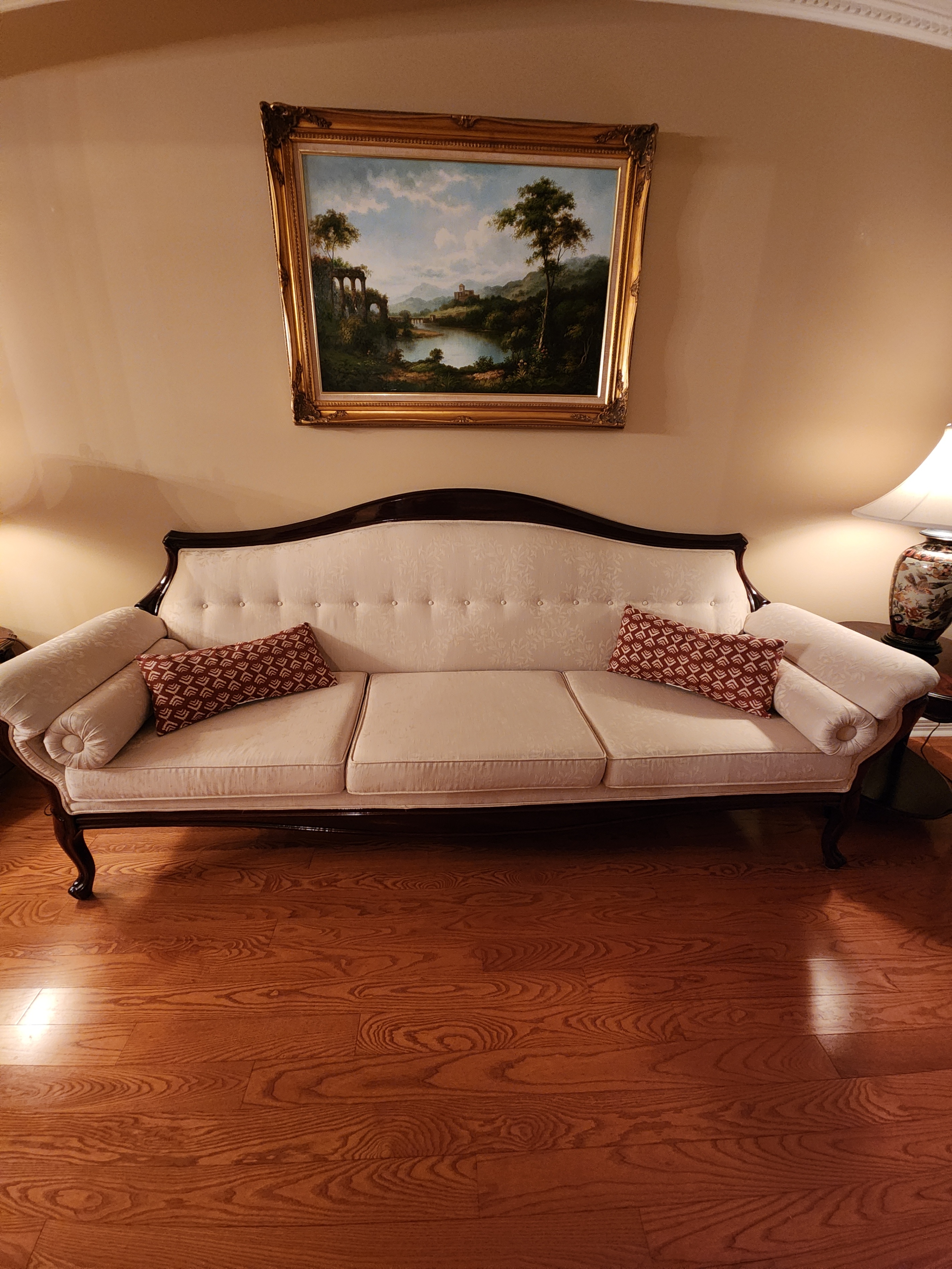 Antique Style Sofa and Loveseat Set