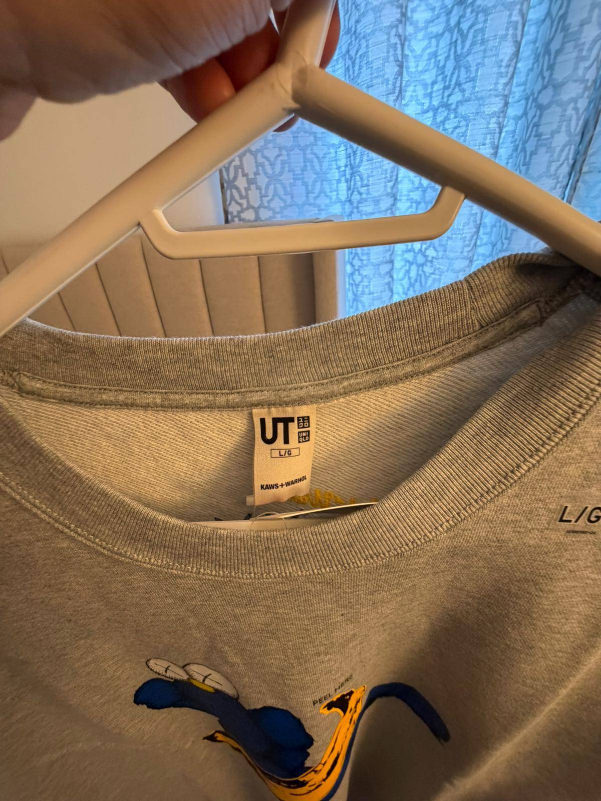 Uniqlo x Kaws Sweatshirt - Grey - L/G - New - photo 3