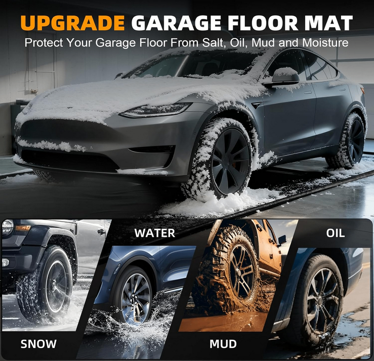 Heavy Duty Gararage Car Containment Floor Mat - photo 4