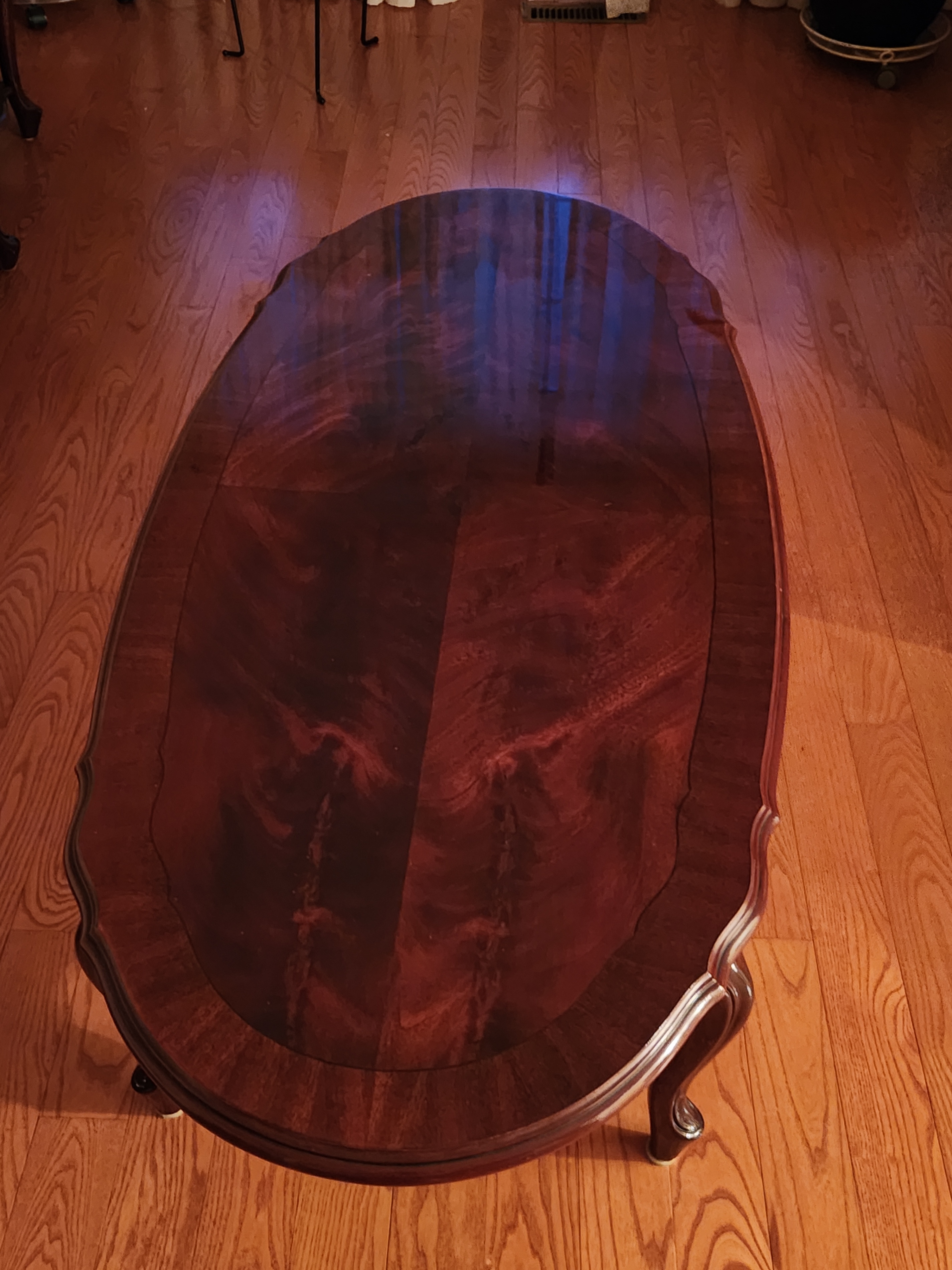 Wooden Coffee Table and Two Side Tables