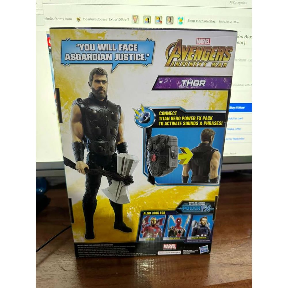 Marvel Avengers Infinity War Titan Hero Power FX Thor - photo 2