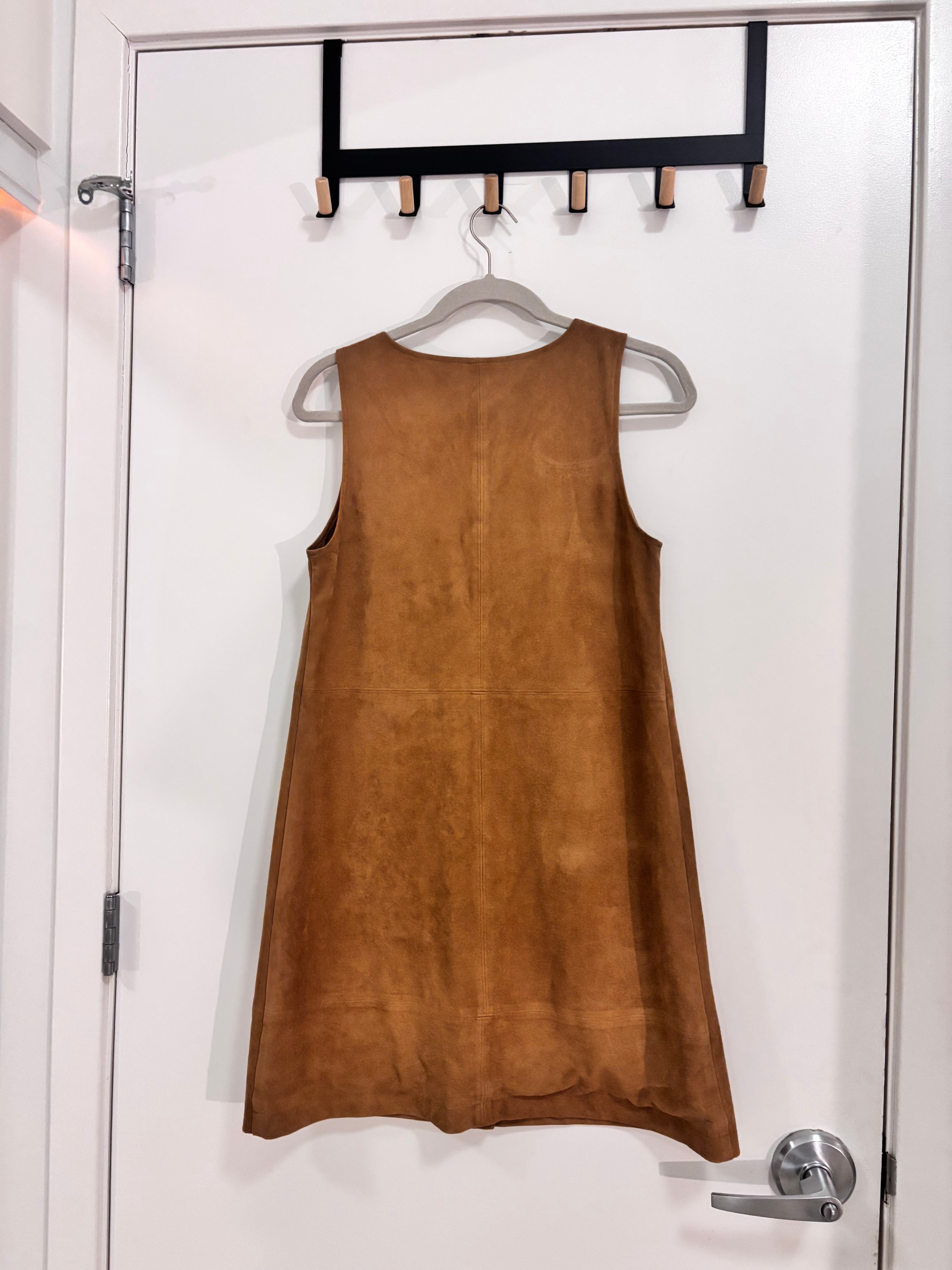 Abercrombie & Fitch Faux Suede Button Front Dress - photo 3