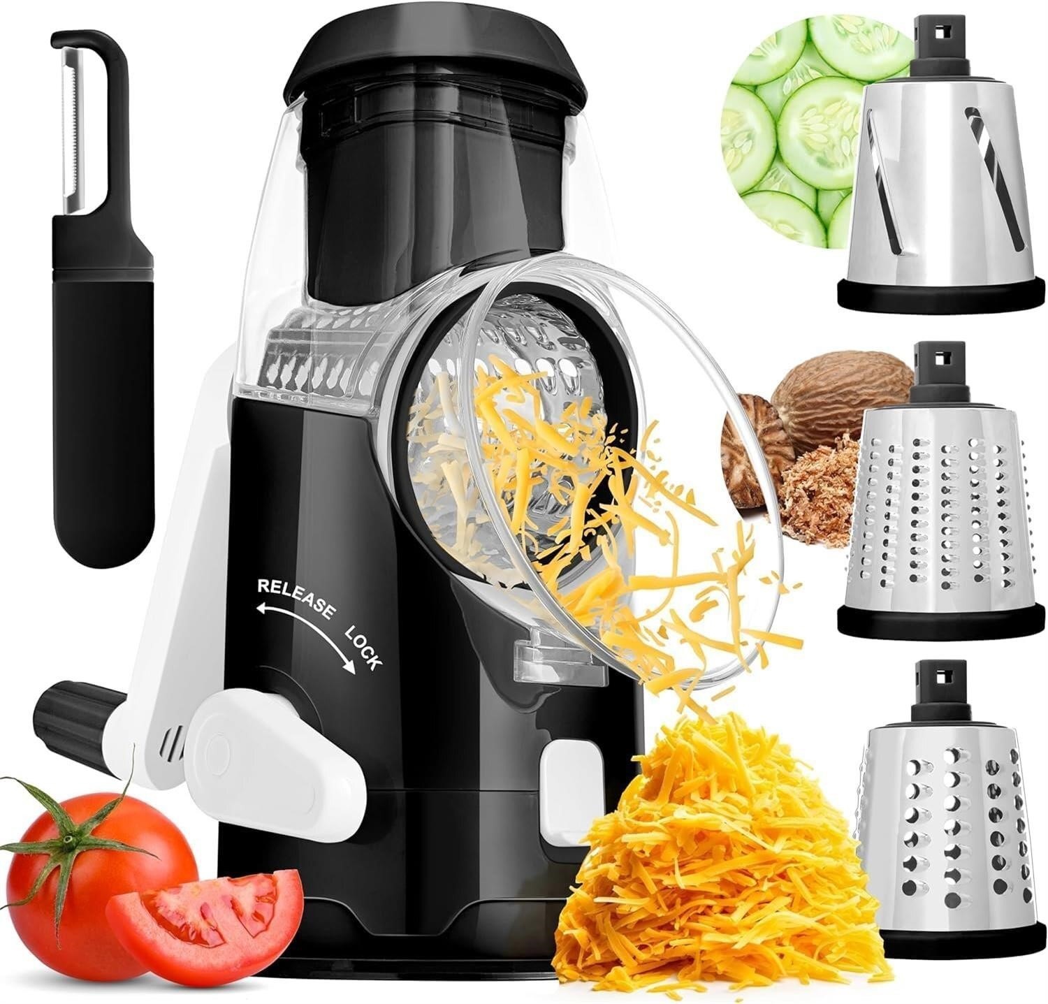 *New* Rotary Vegetable Slicer Grater - New!