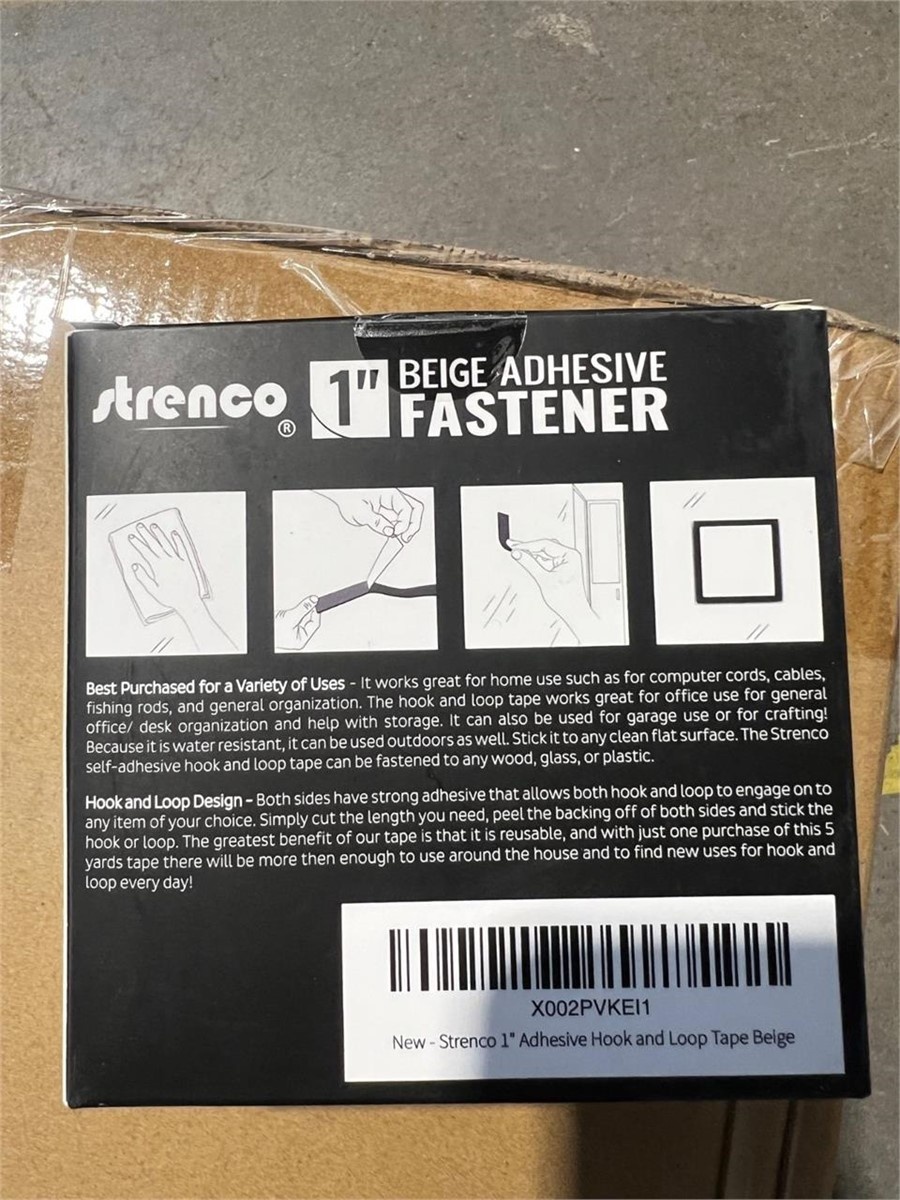 Strenco 1" Beige Adhesive Fastener - New ( 2 box) - photo 3