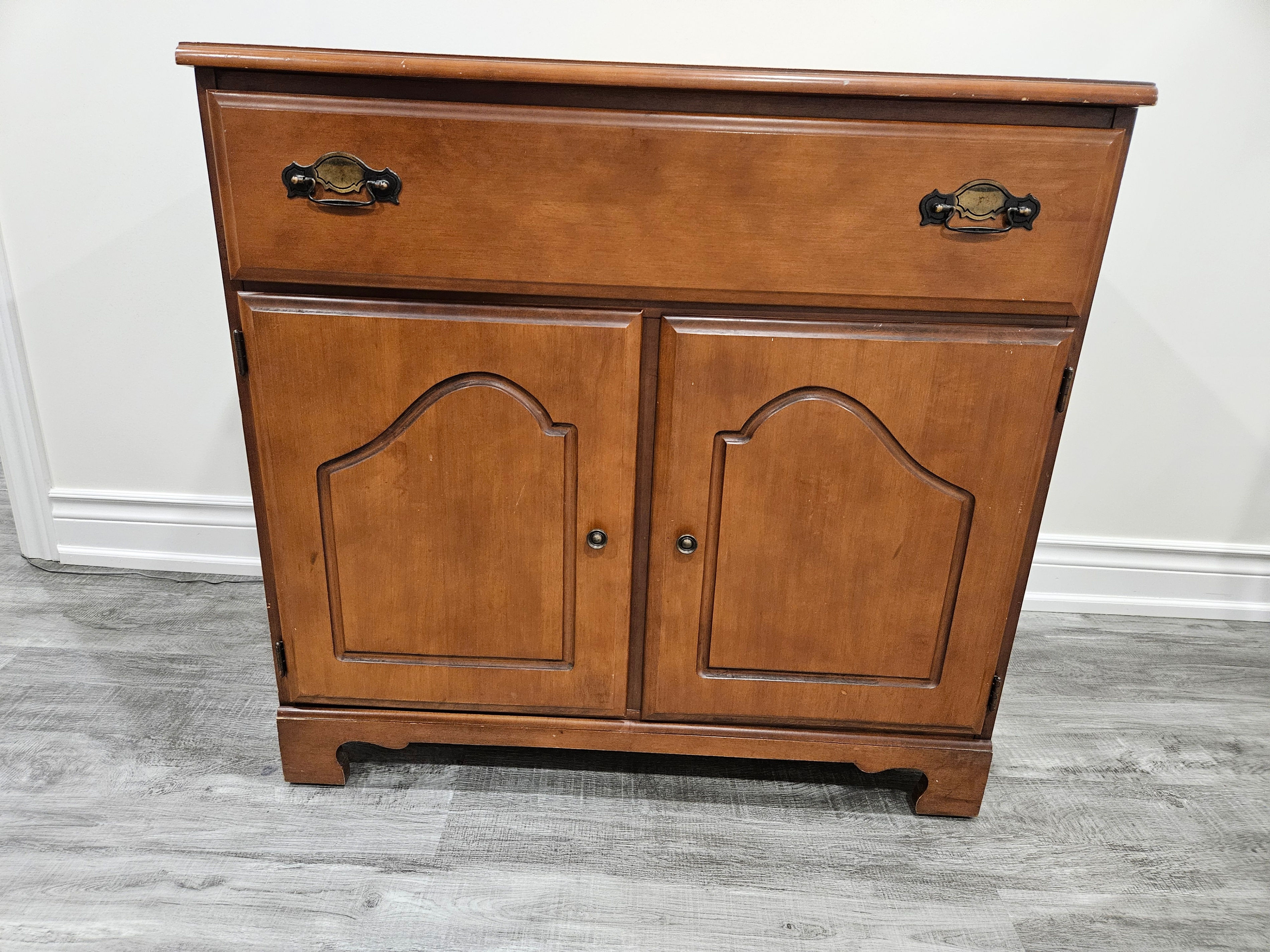 Vintage Wooden Server Base