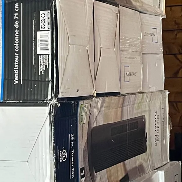 BRAND NEW sealed mainstays 3 speed 28inch black tower fan - photo 5