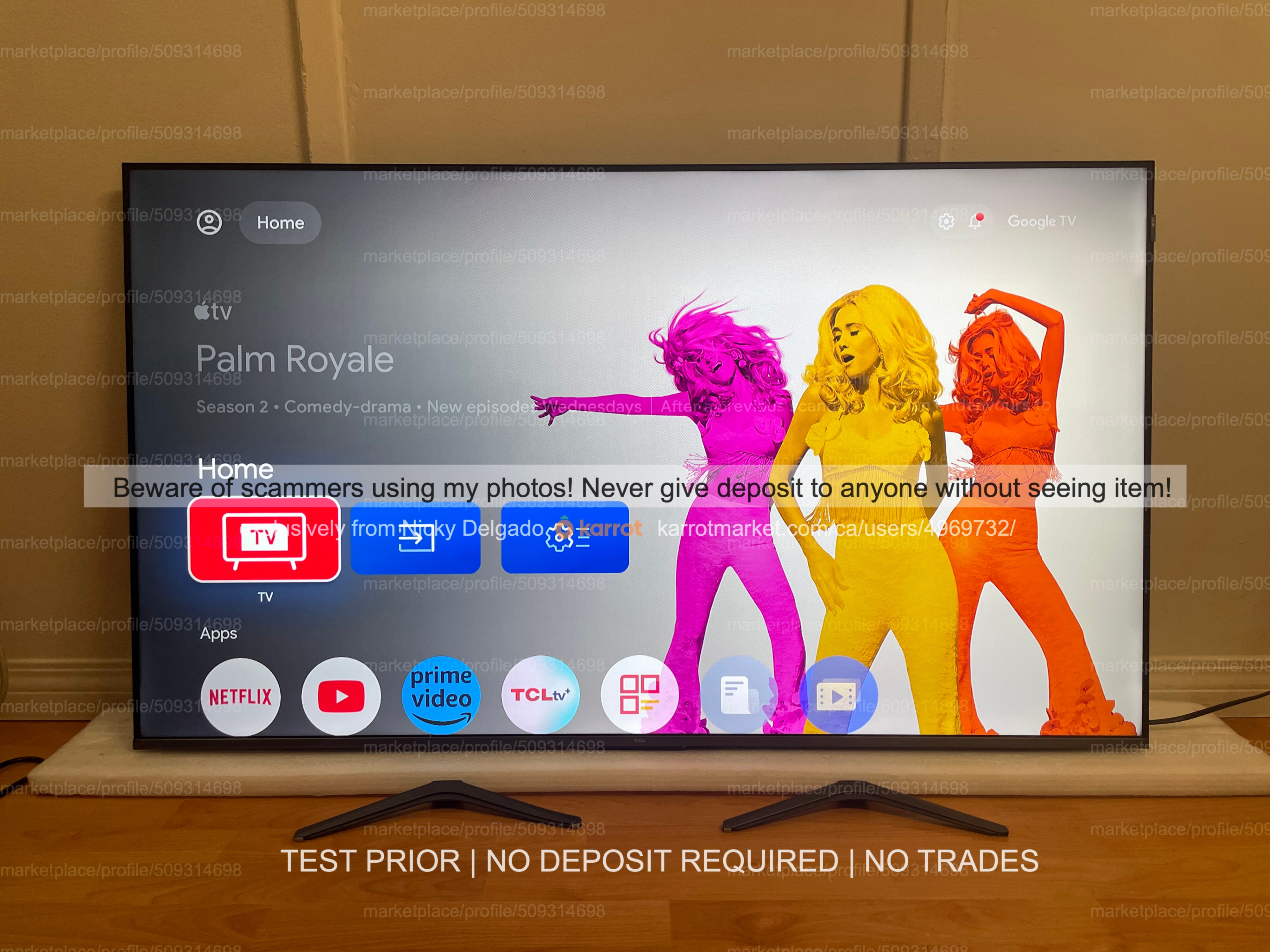 New! TCL 55" QLED 55Q651G Q6-4K UHD HDR Smart Google TV - 2025 - photo 3