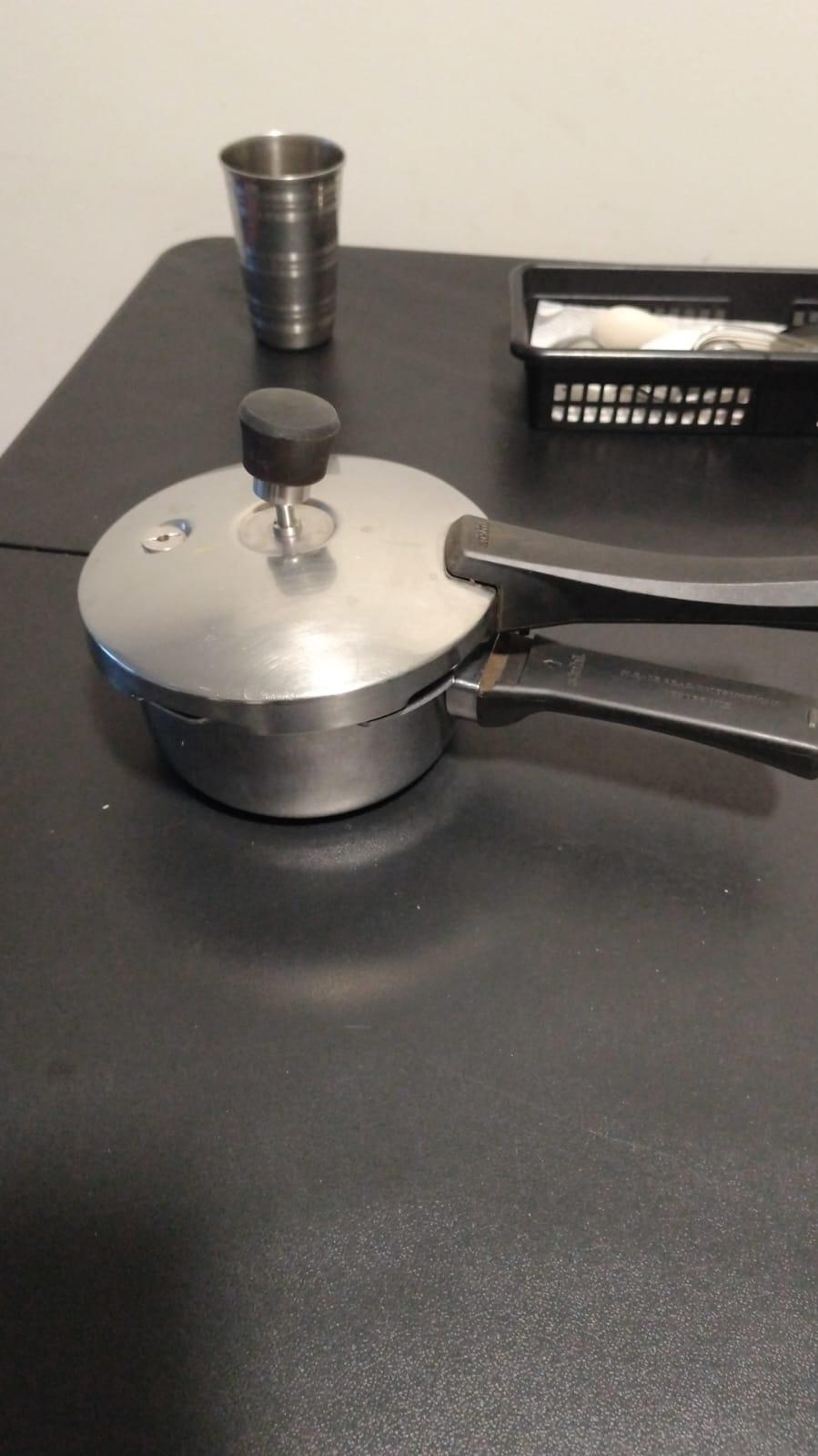 Stainless Steel Pressure Cooker – 1 Litre