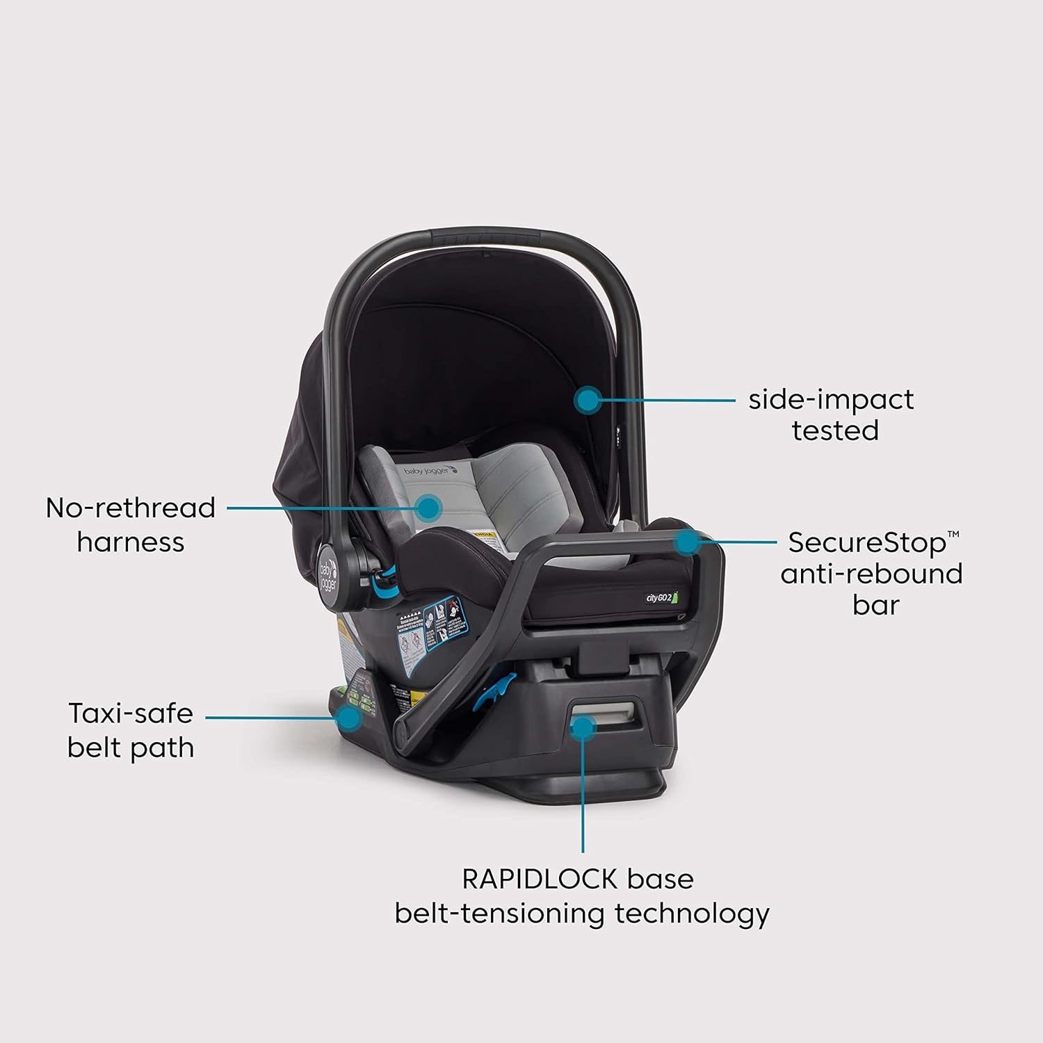 Baby Jogger City Sights Include City Go Car Seat - photo 2