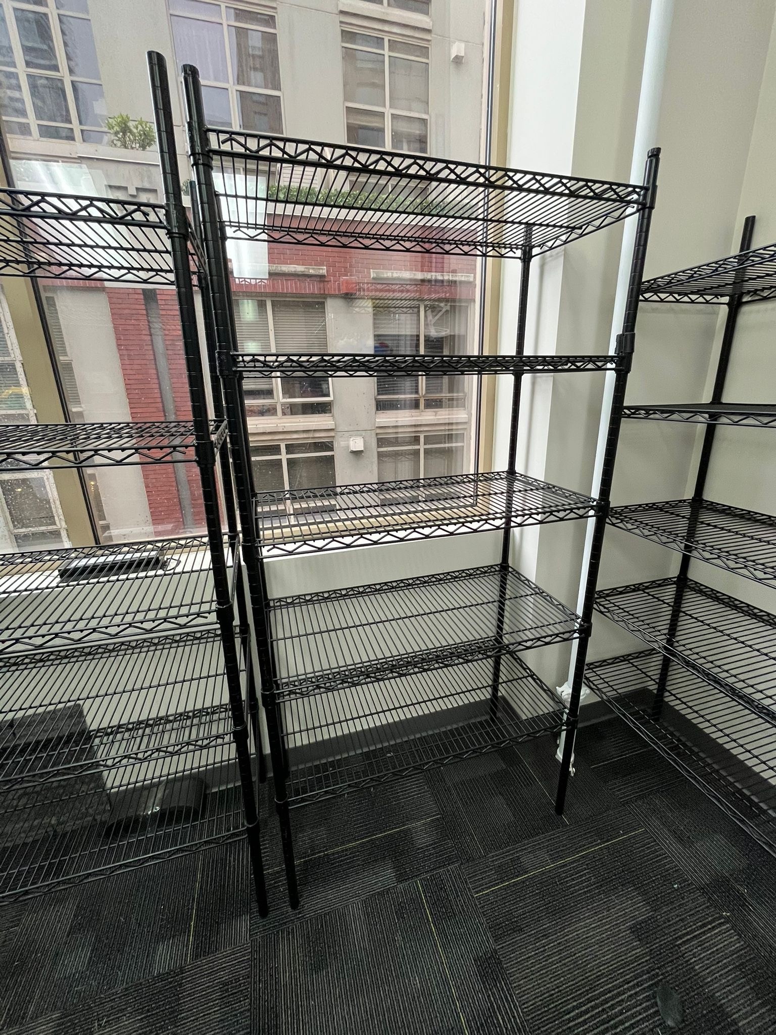 Black Wire Shelving ea