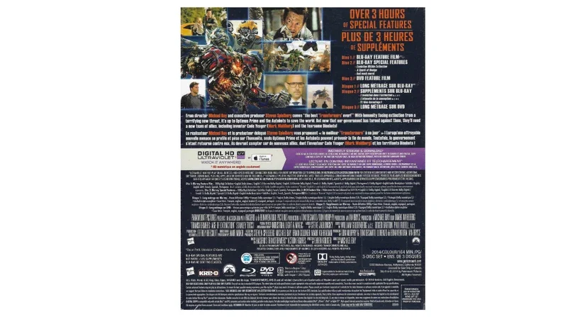 Transformers: Age of Extinction Blu-ray + DVD + Digital HD - photo 2