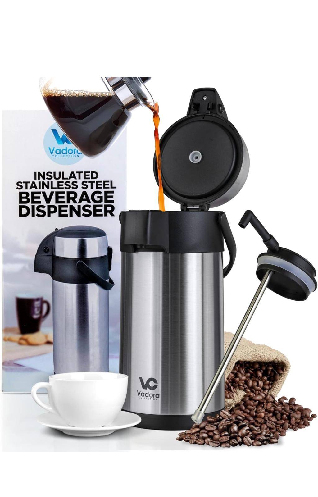 Vondior stainless sterlin air pot 102 oz