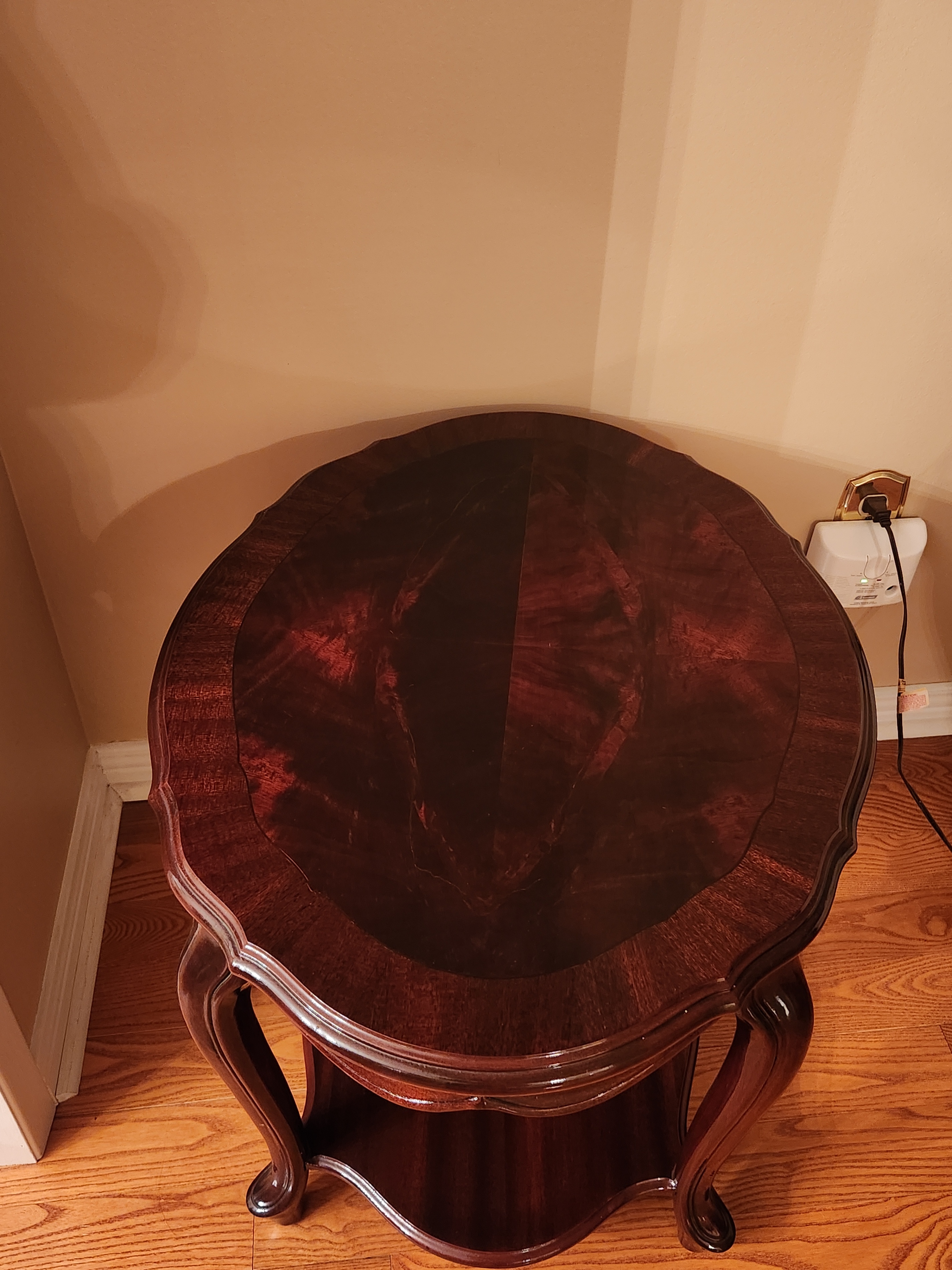 Wooden Coffee Table and Two Side Tables - photo 4
