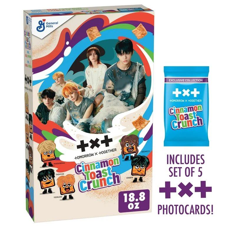 TXT Cinnamon Toast Crunch Collab Photocards (kpop) - photo 2