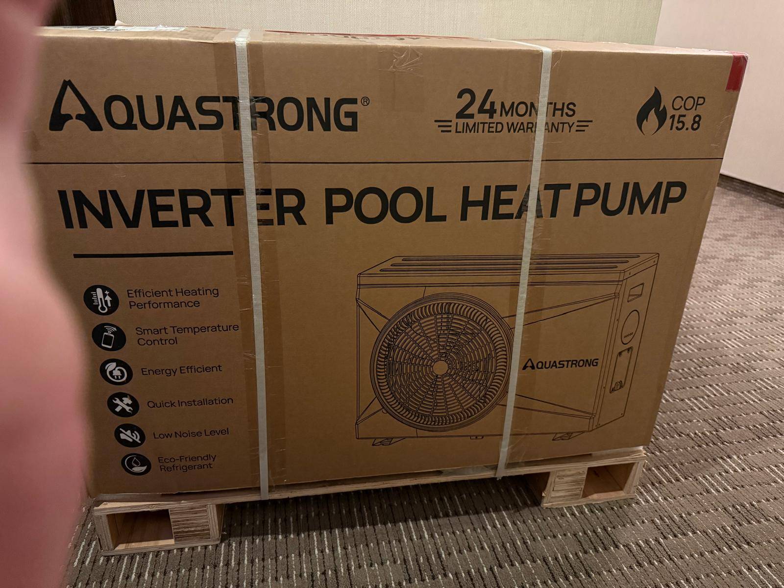 Aquastrong 35,000 BTU Electric Pool /  Brand New, Sealed Box - photo 4