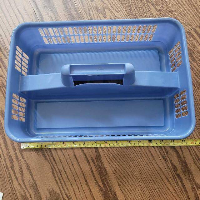 Blue Plastic Storage Basket - photo 5