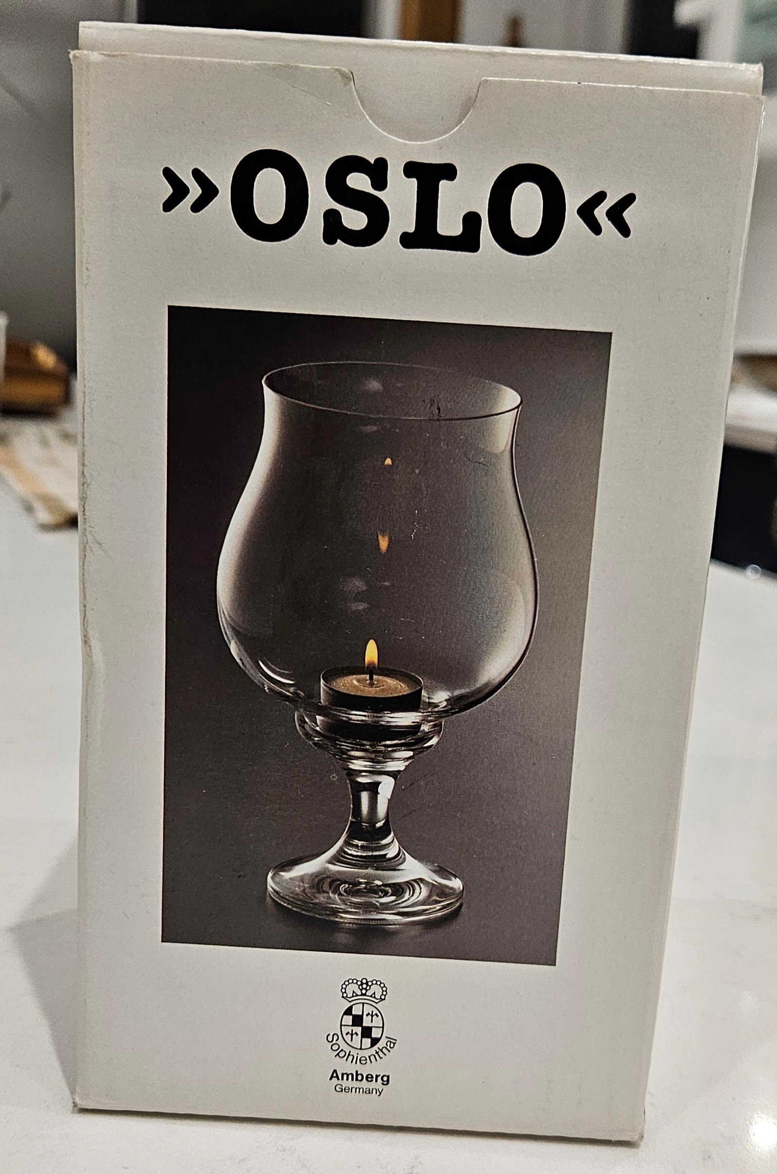 Oslo Glass Candle Holder/Hurricane by Peill [NEW]