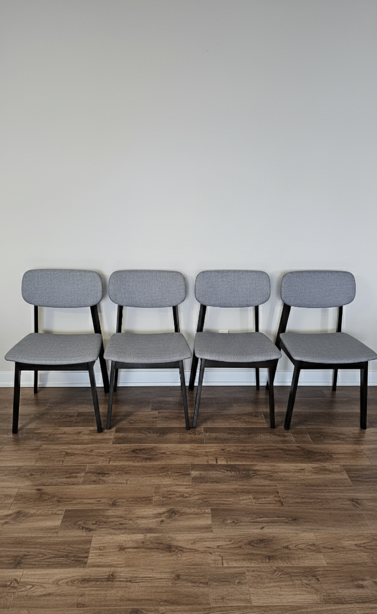 Set of 4 Mid-Century Modern Dining Chairs – Like New - photo 5