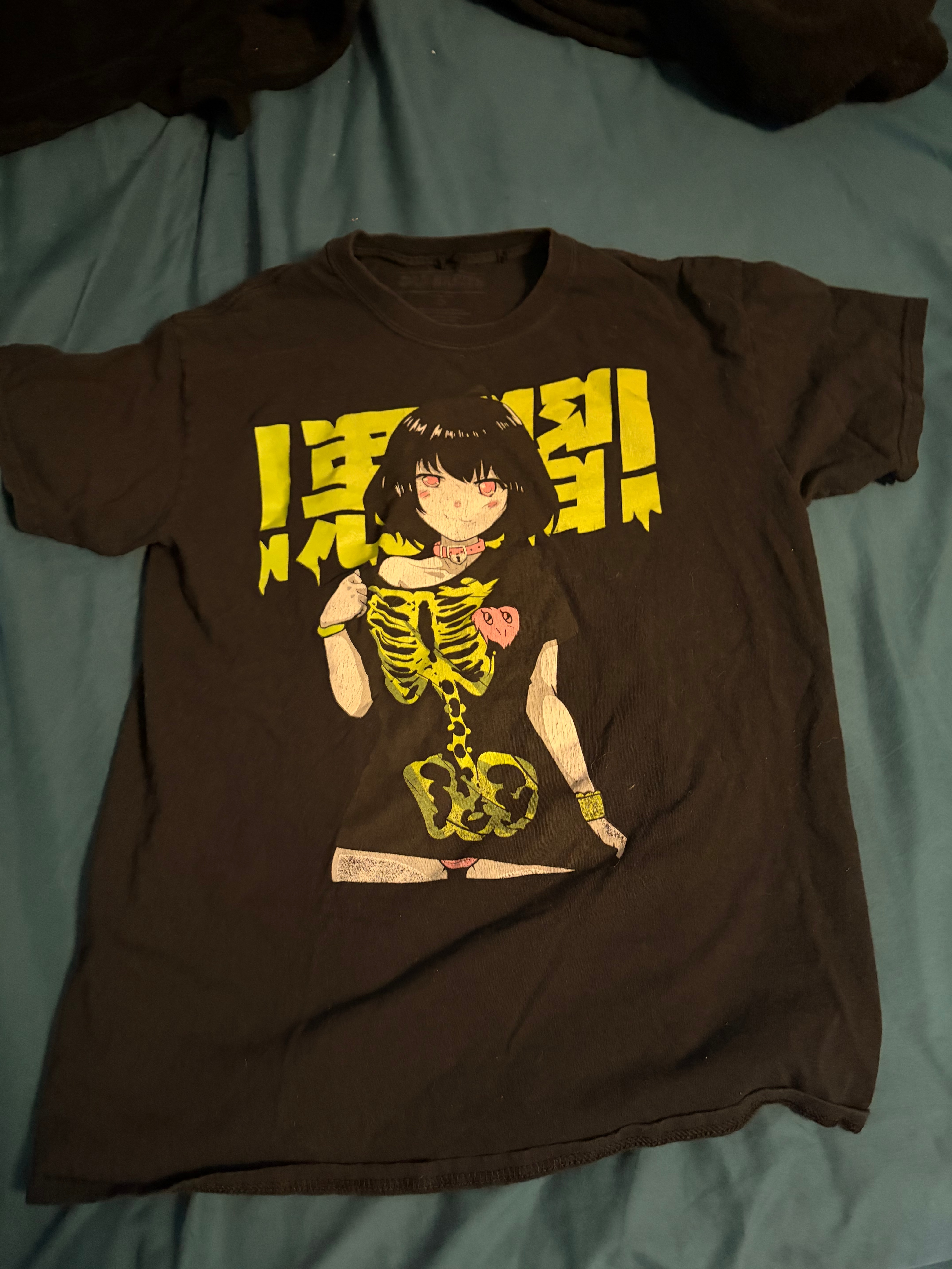 Bad Habits Black Graphic Tee - Size M