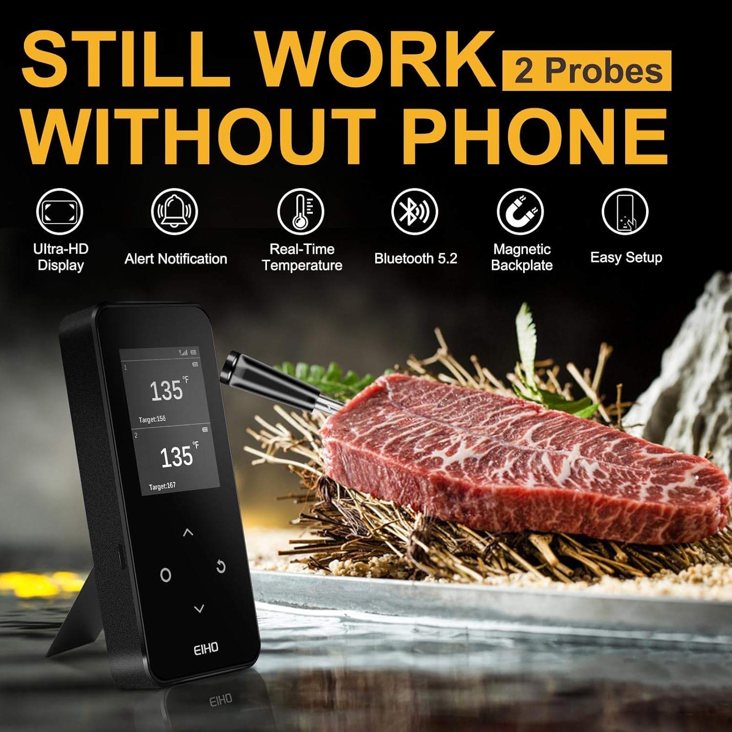 Wireless Bluetooth Meat Thermometer - photo 3