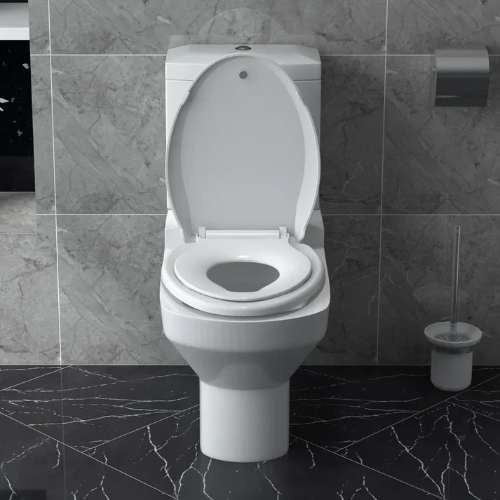 Elongated 19'' Potty Toddler Training Seat Toilet