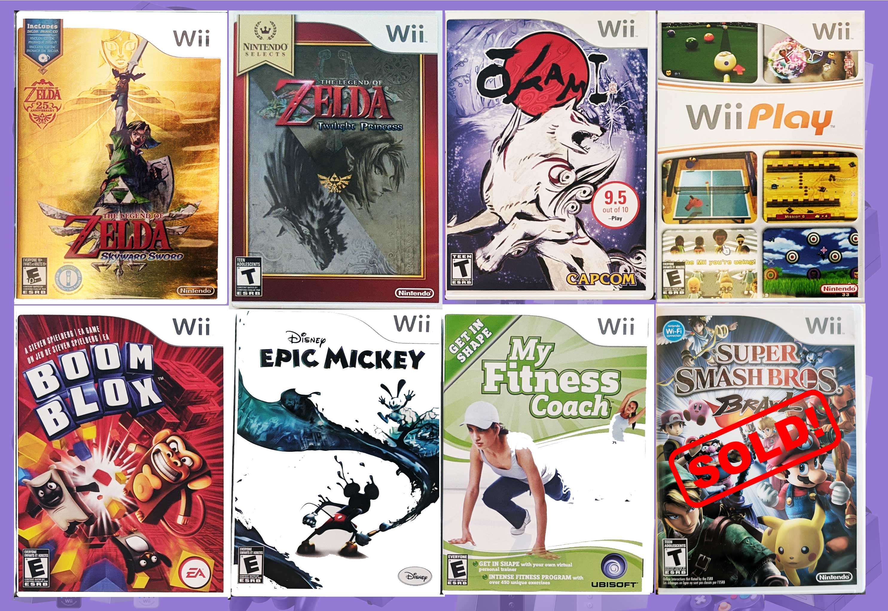 Nintendo Wii Games - Prices Firm and As Marked