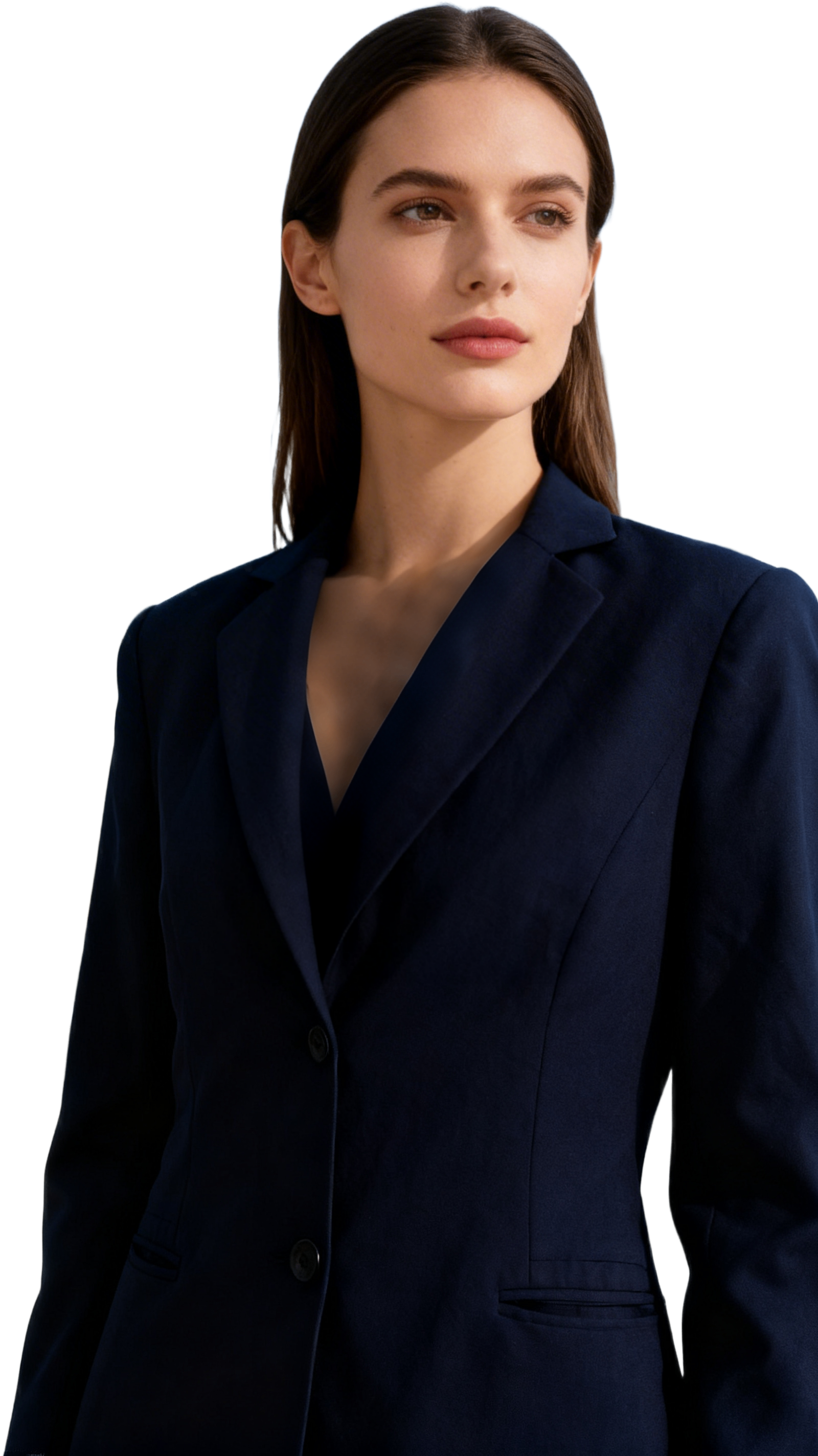 Premium Navy Women's Blazer | Size L – $20 CAD